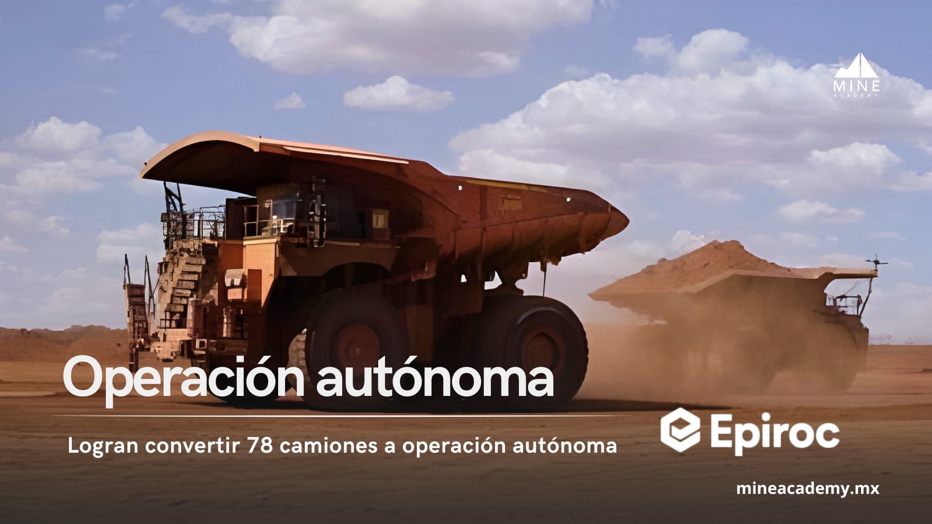 Epiroc y Hancock Iron Ore logran convertir 78 camiones a operación autónoma en la mina Roy Hill