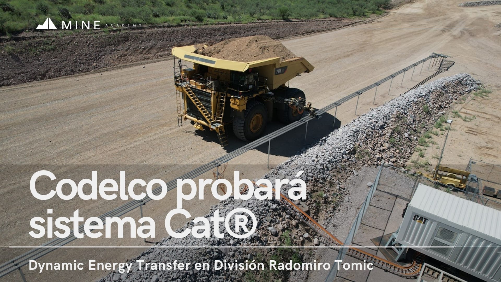 Codelco probará sistema Cat® Dynamic Energy Transfer en División Radomiro Tomic