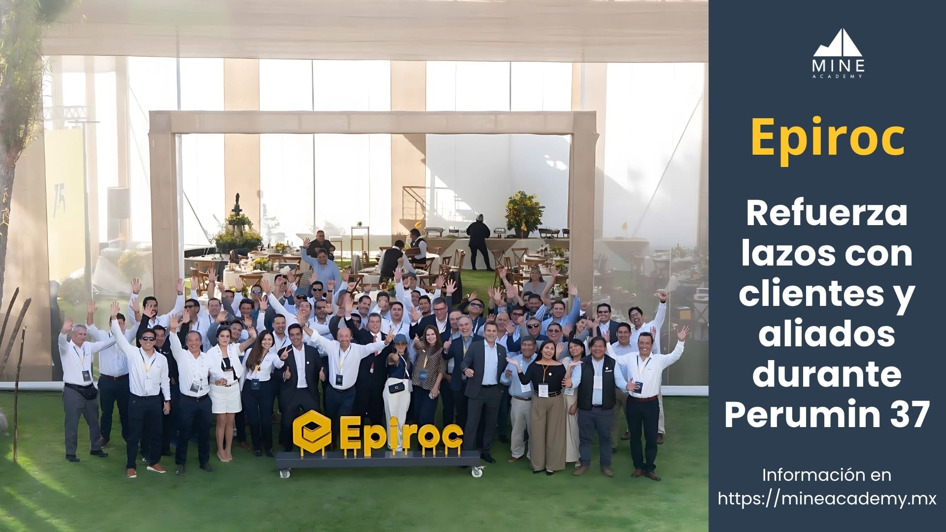 Epiroc refuerza lazos con clientes y aliados durante Perumin 37