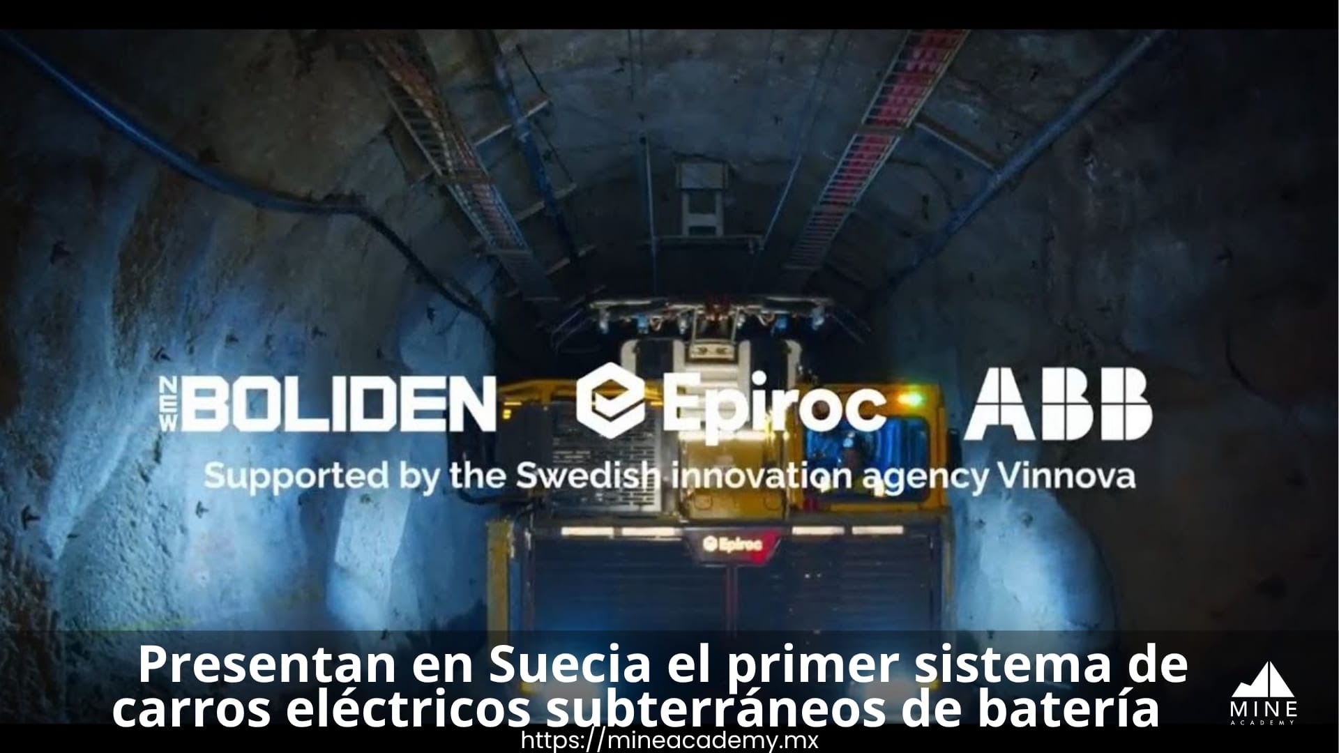 Presentan en Suecia el primer sistema de carros eléctricos subterráneos de batería