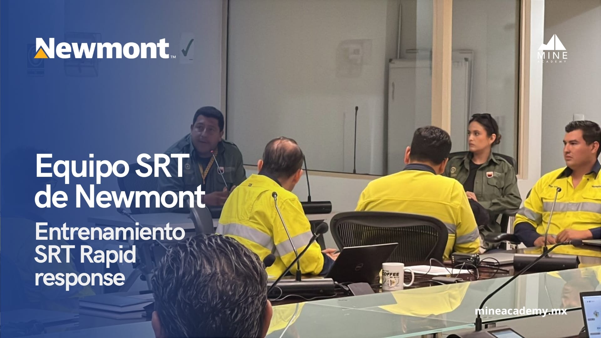 El equipo SRT de Newmont Peñasquito realizó entrenamiento y simulacro en Palmas Mazapil, Zacatecas