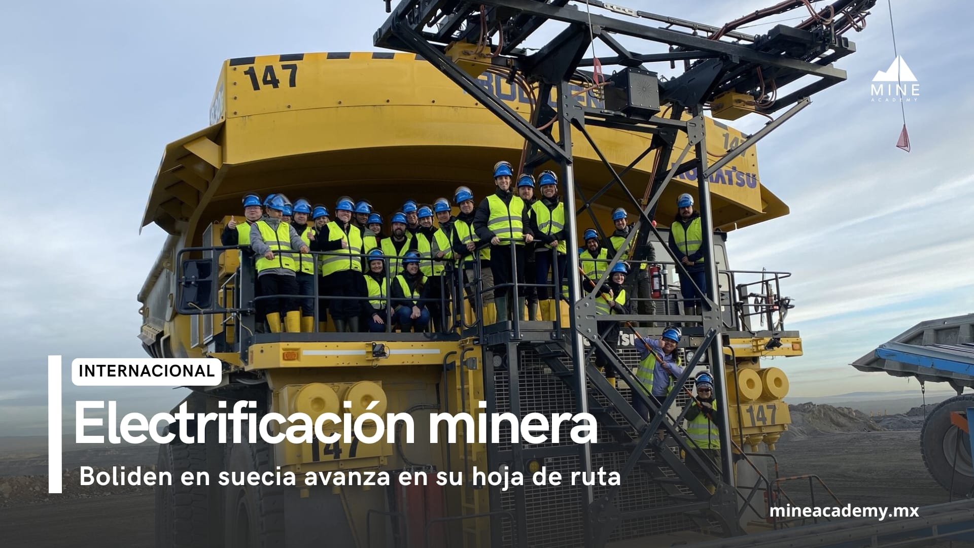 Boliden avanza en su hoja de ruta hacia la electrificación minera en Aitik, Suecia