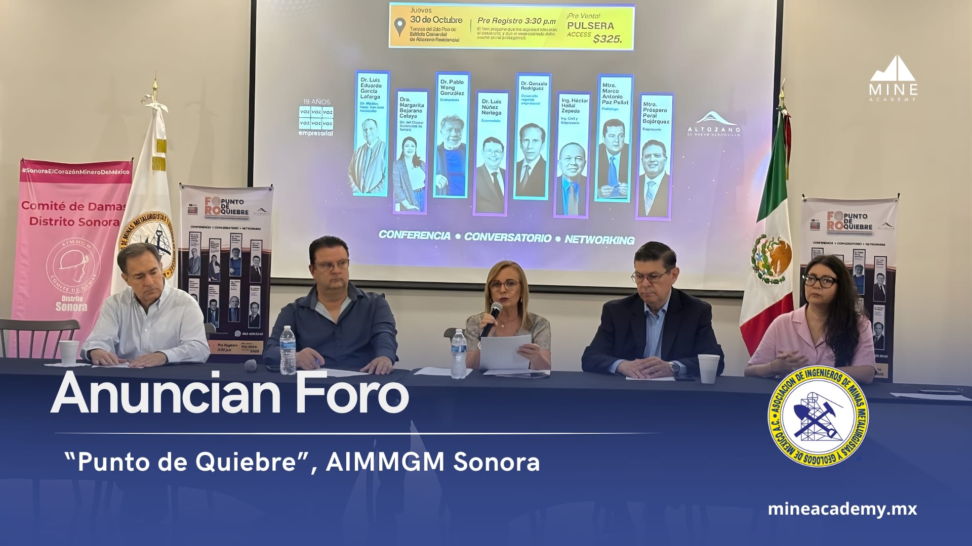 AIMMGM Sonora convoca al foro “Punto de Quiebre”