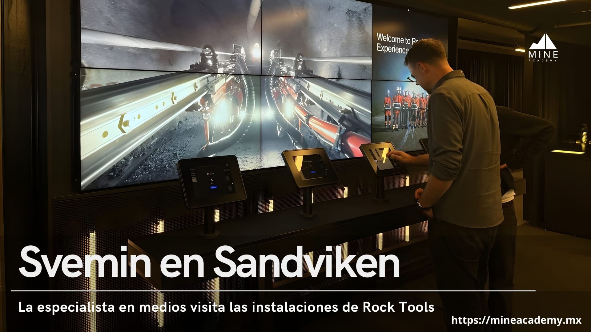 Svemin visita las instalaciones de Rock Tools en Sandviken