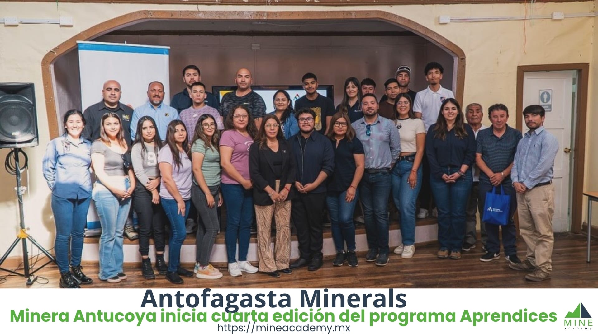 Minera Antucoya inicia cuarta edición del programa Aprendices Relevos en María Elena