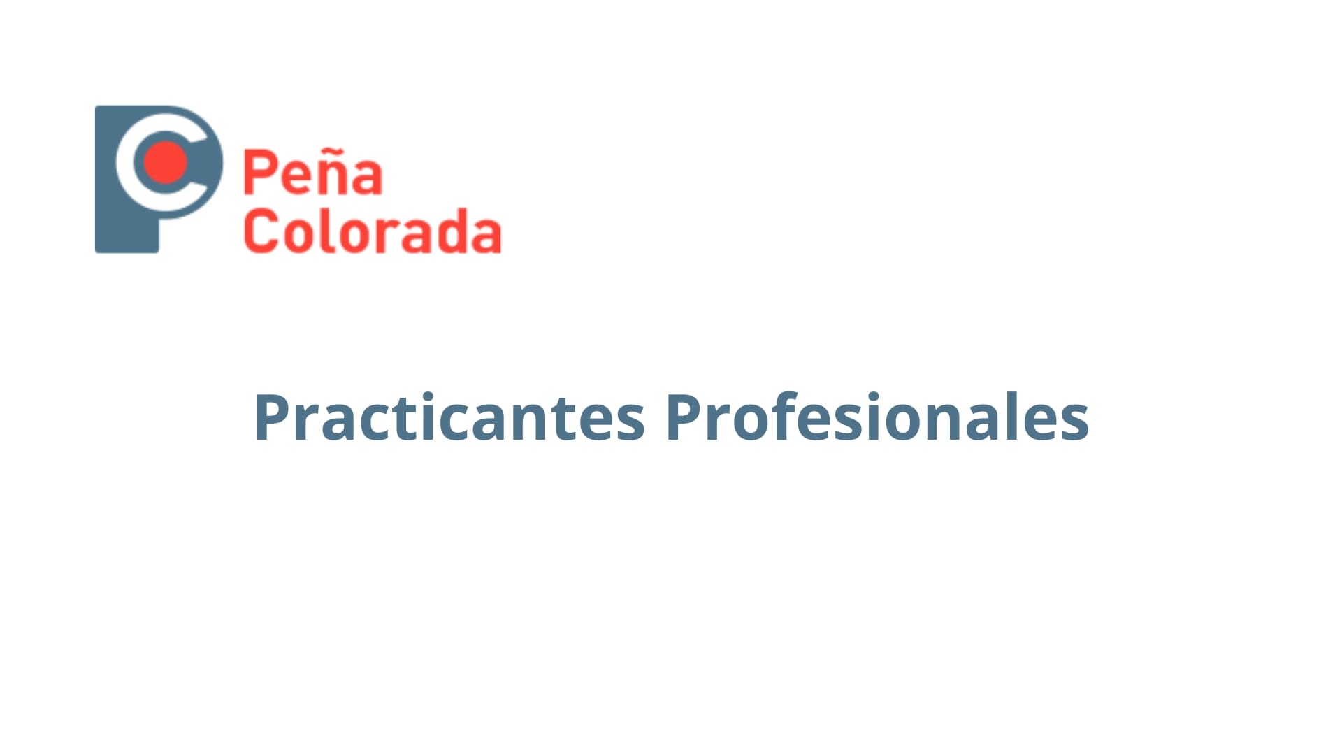 Practicantes Profesionales Peña Colorada