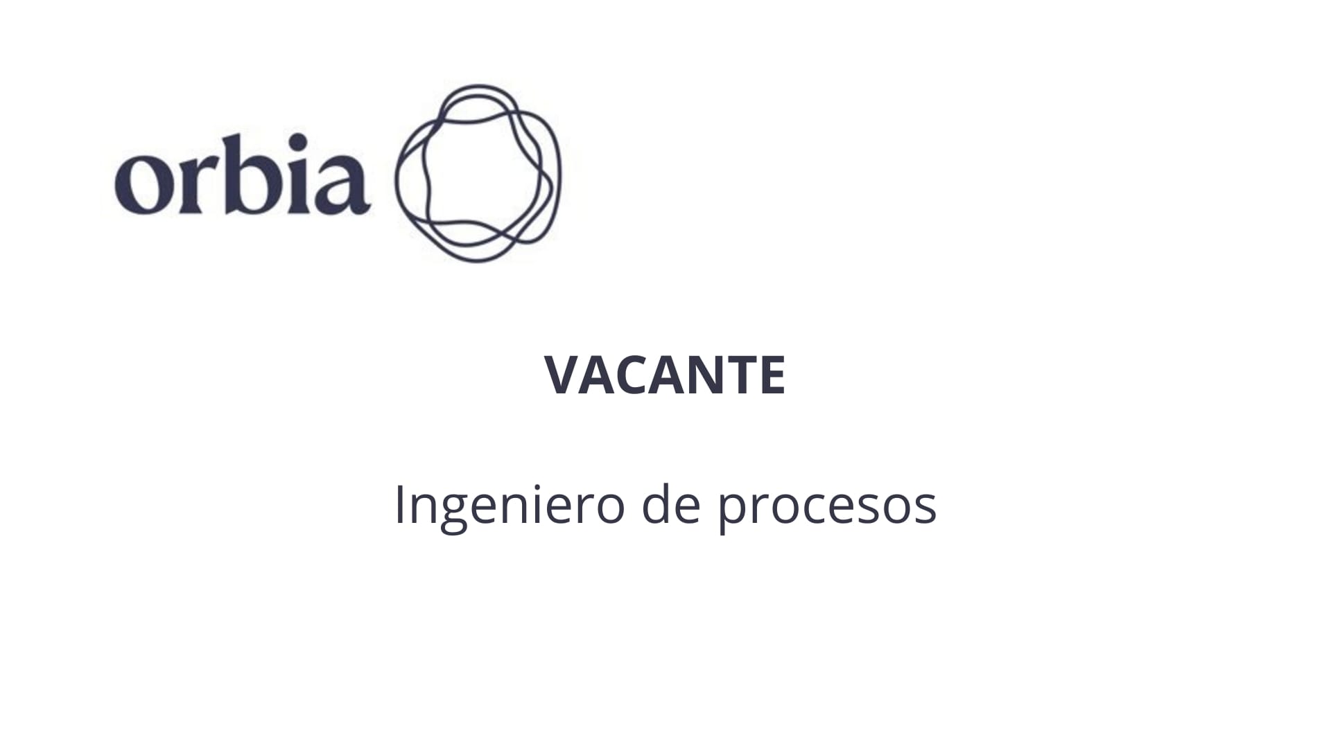 Oportunidad Laboral Orbia