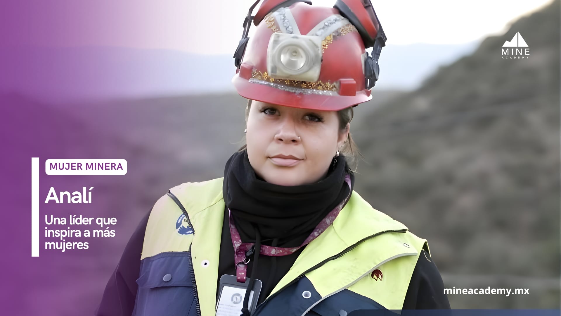 Analí, una líder subterránea que inspira a más mujeres en la minería