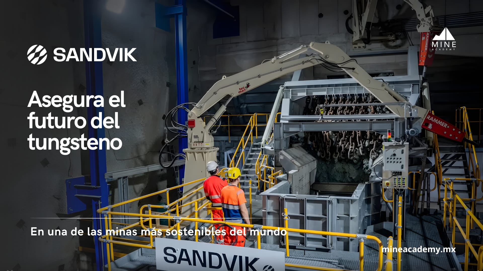 Sandvik asegura el futuro del tungsteno con una de las minas más sostenibles del mundo