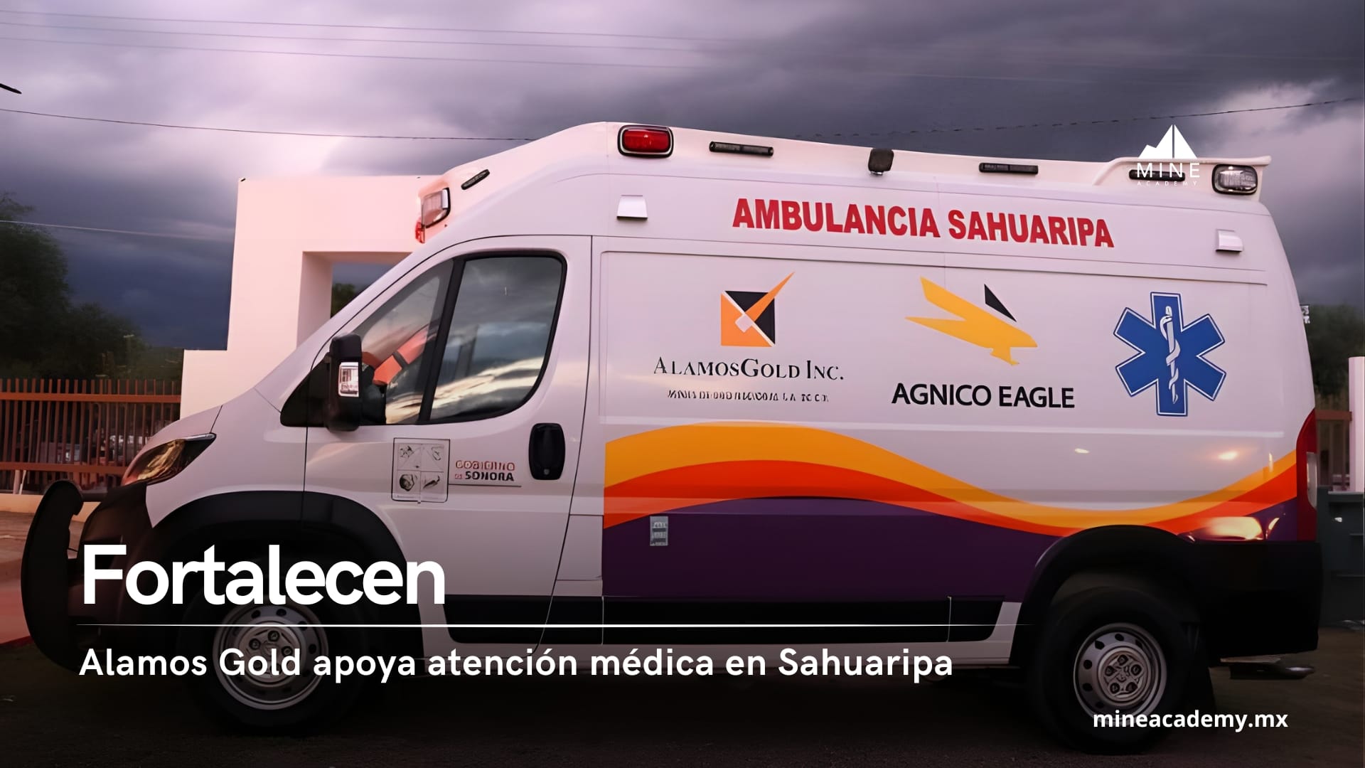 Alamos Gold fortalece la atención médica en Sahuaripa con la entrega de una nueva ambulancia