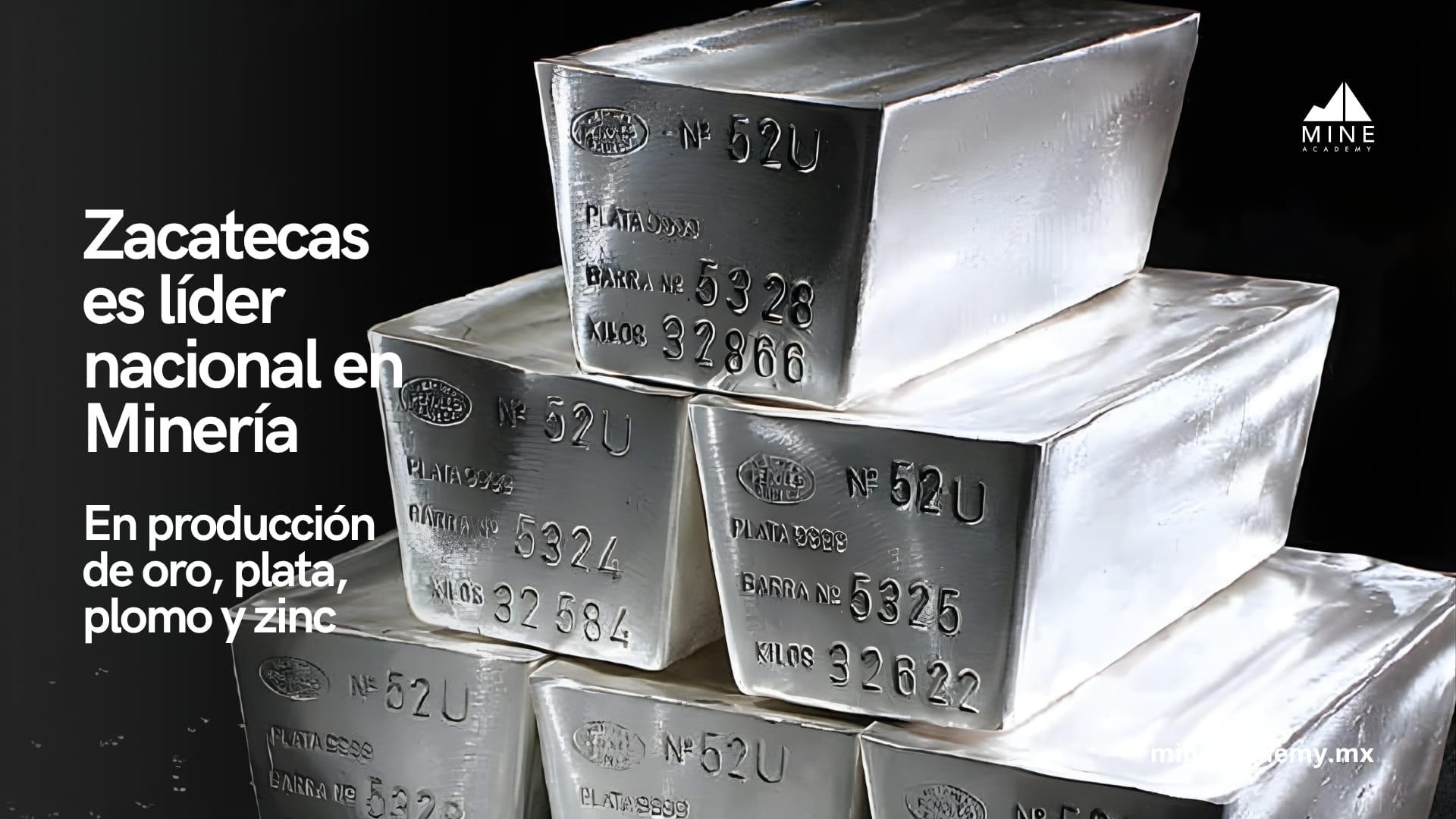 Zacatecas consolida su liderazgo nacional en producción de oro, plata, plomo y zinc