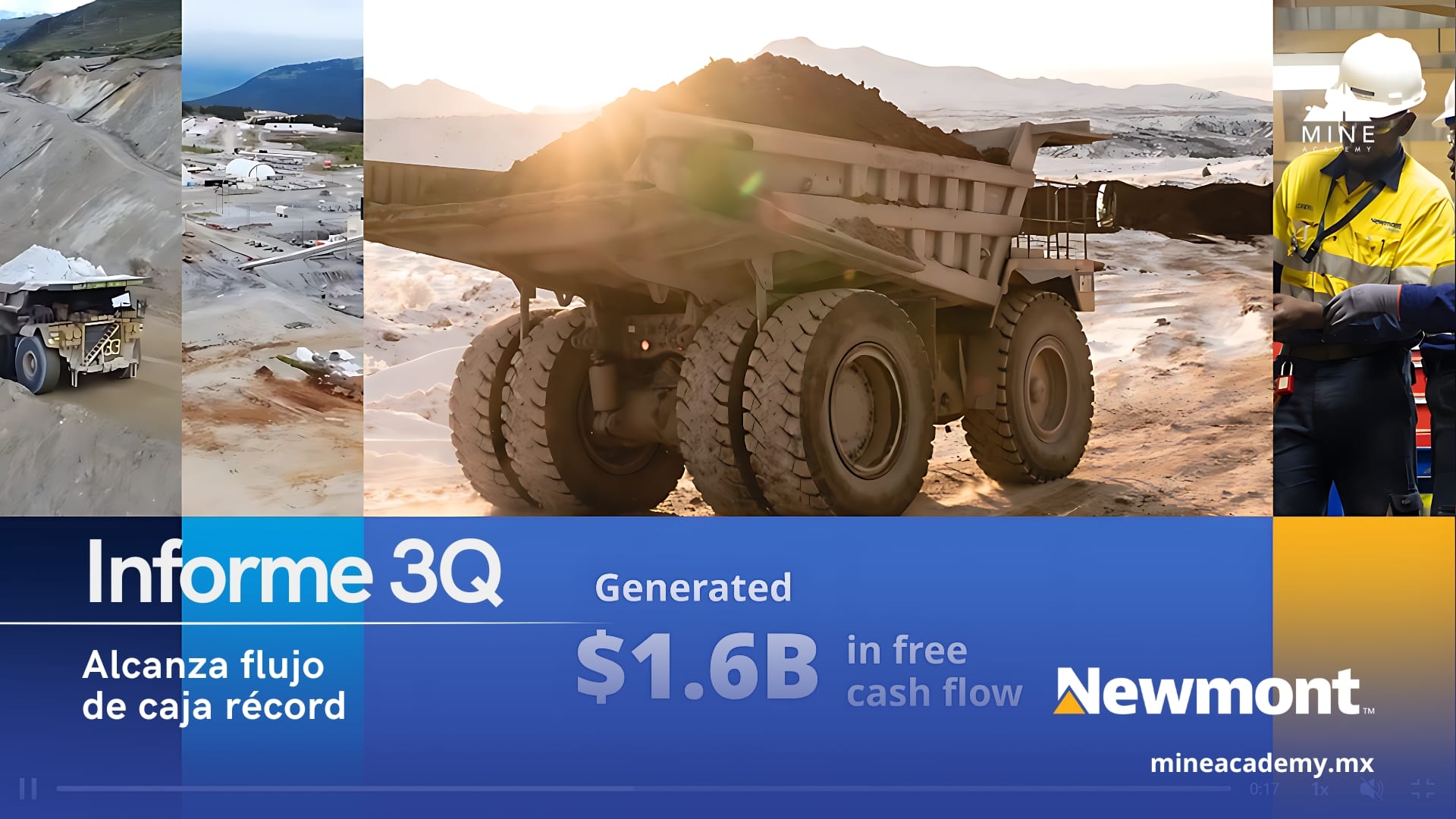 Newmont alcanza flujo de caja récord y fortalece su posición financiera en el tercer trimestre de 2025