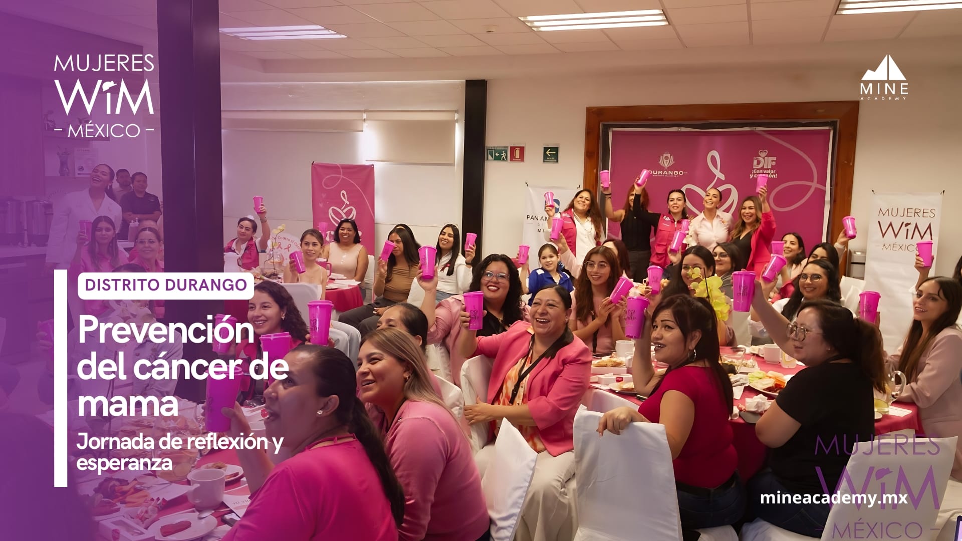 WIM Durango impulsa la prevención del cáncer de mama con jornada de reflexión y esperanza