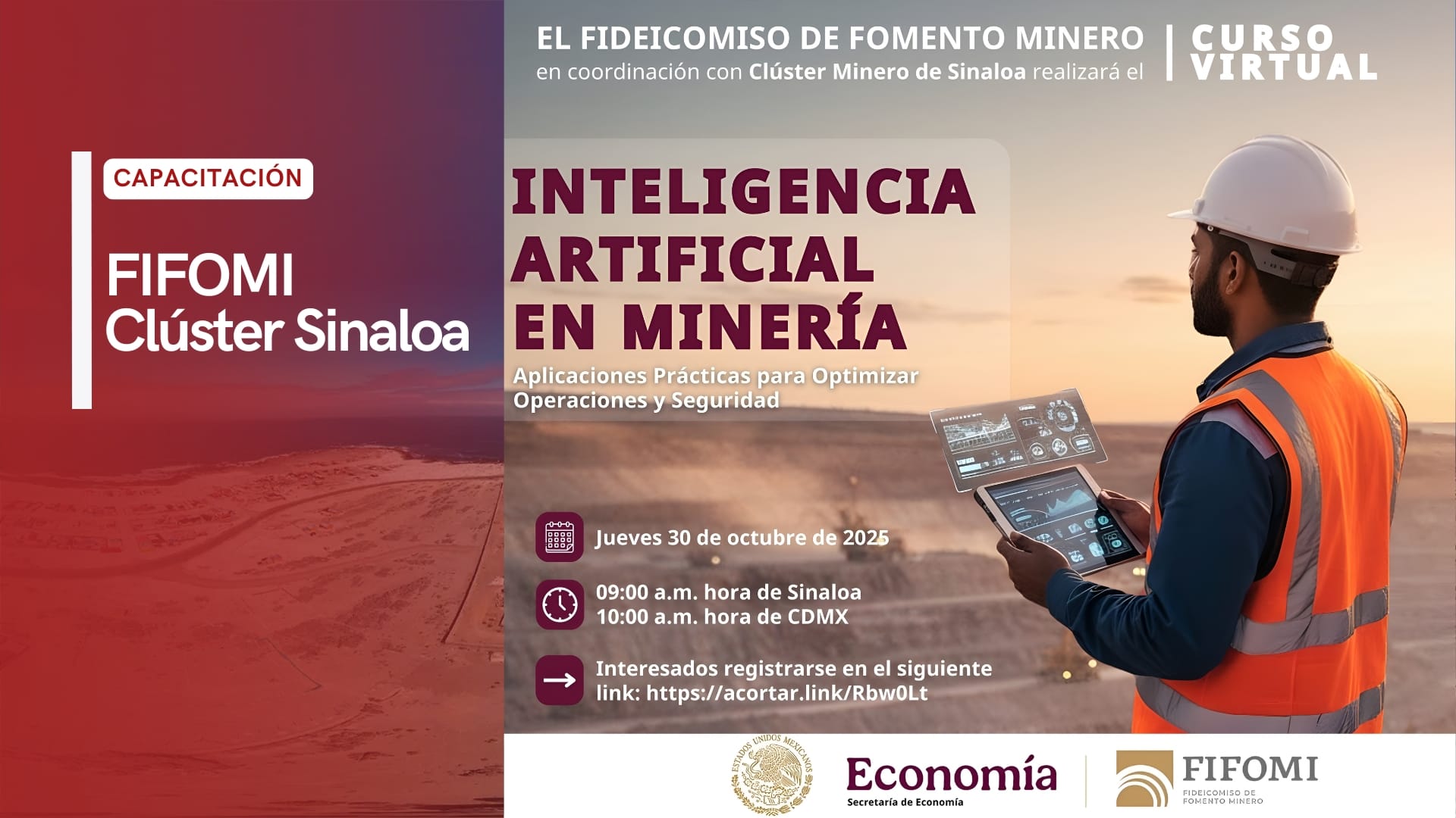 FIFOMI y Clúster Minero de Sinaloa impulsan curso sobre Inteligencia Artificial aplicada a la minería