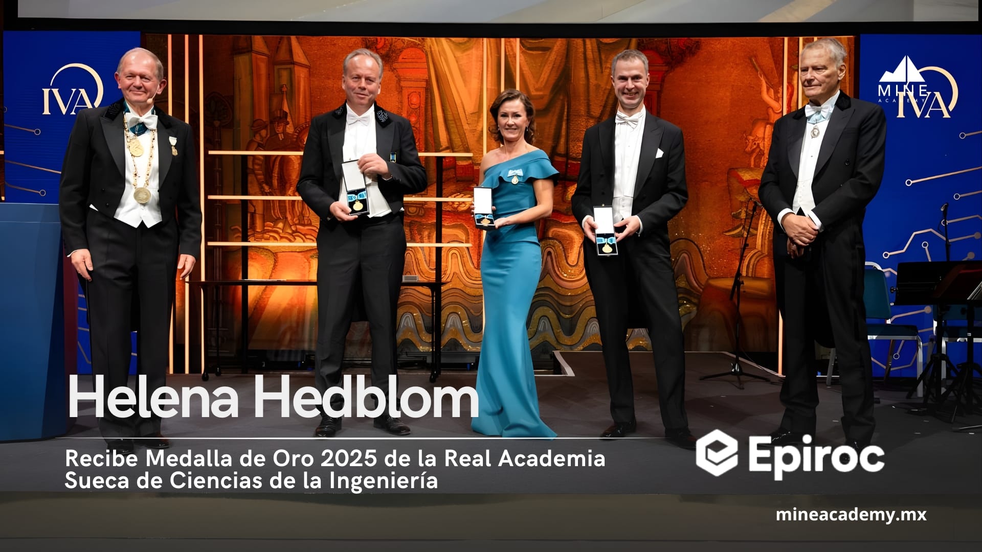 Helena Hedblom, recibe la Medalla de Oro 2025 de la Real Academia Sueca de Ciencias de la Ingeniería