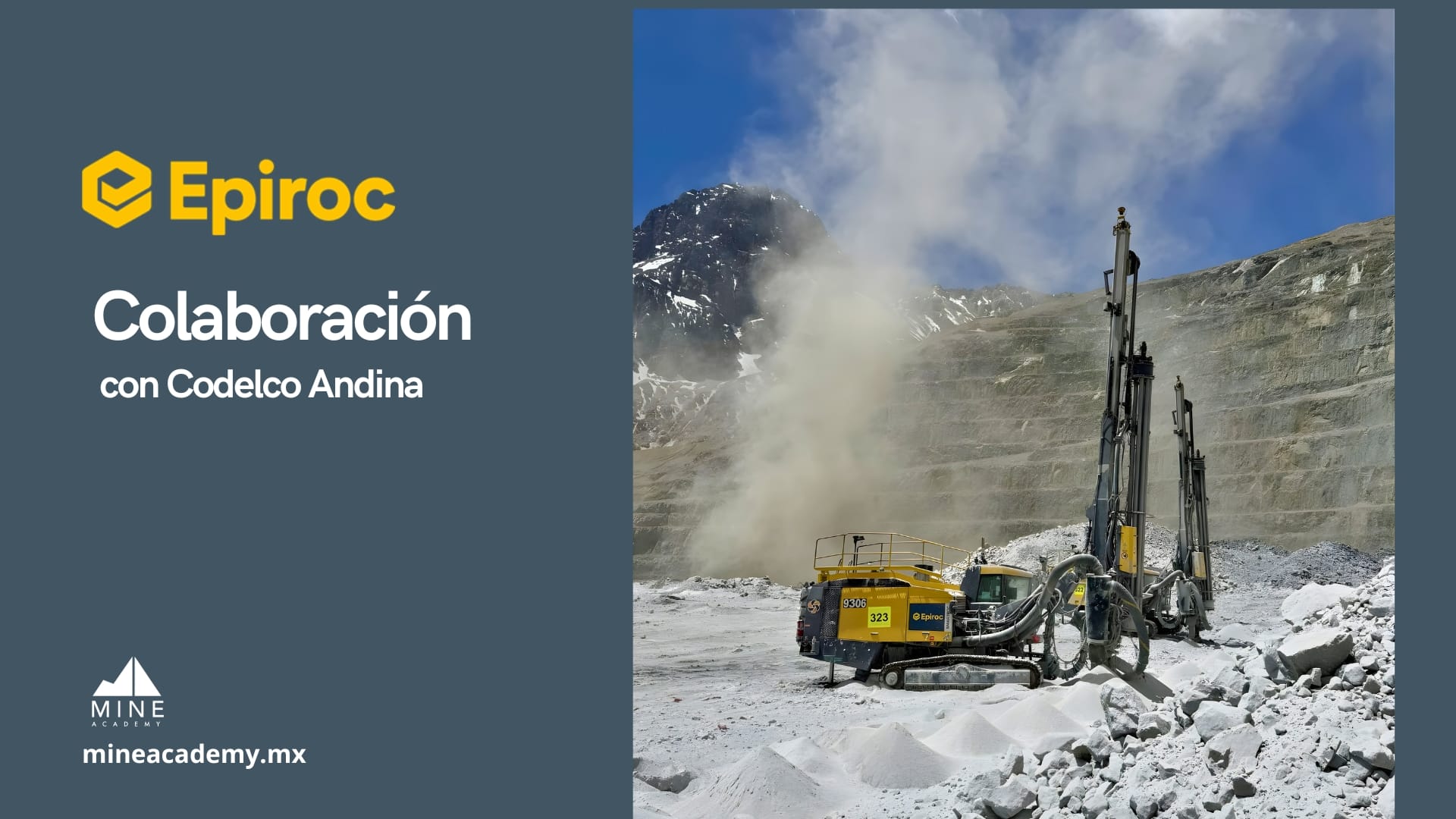 Epiroc fortalece su colaboración con Codelco Andina