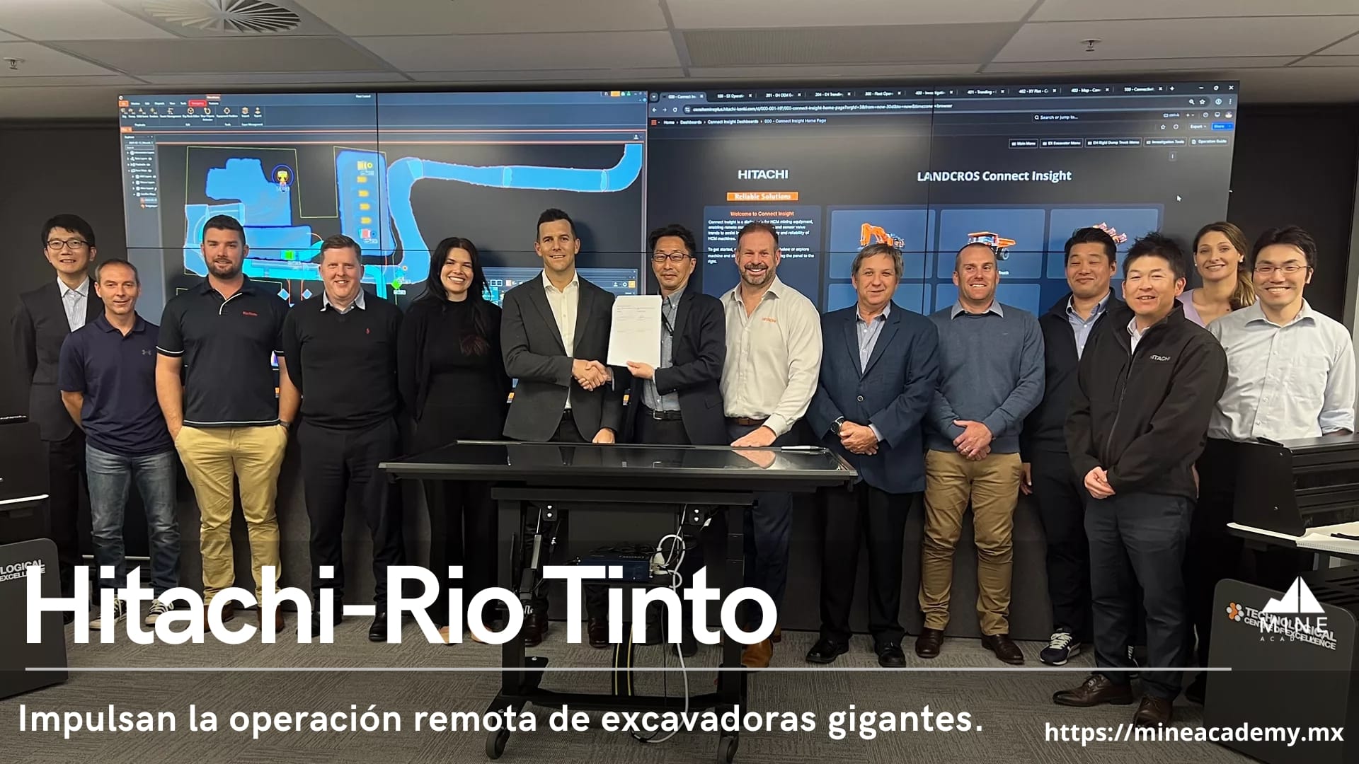 Hitachi Construction Machinery y Rio Tinto impulsan la operación remota de excavadoras gigantes.