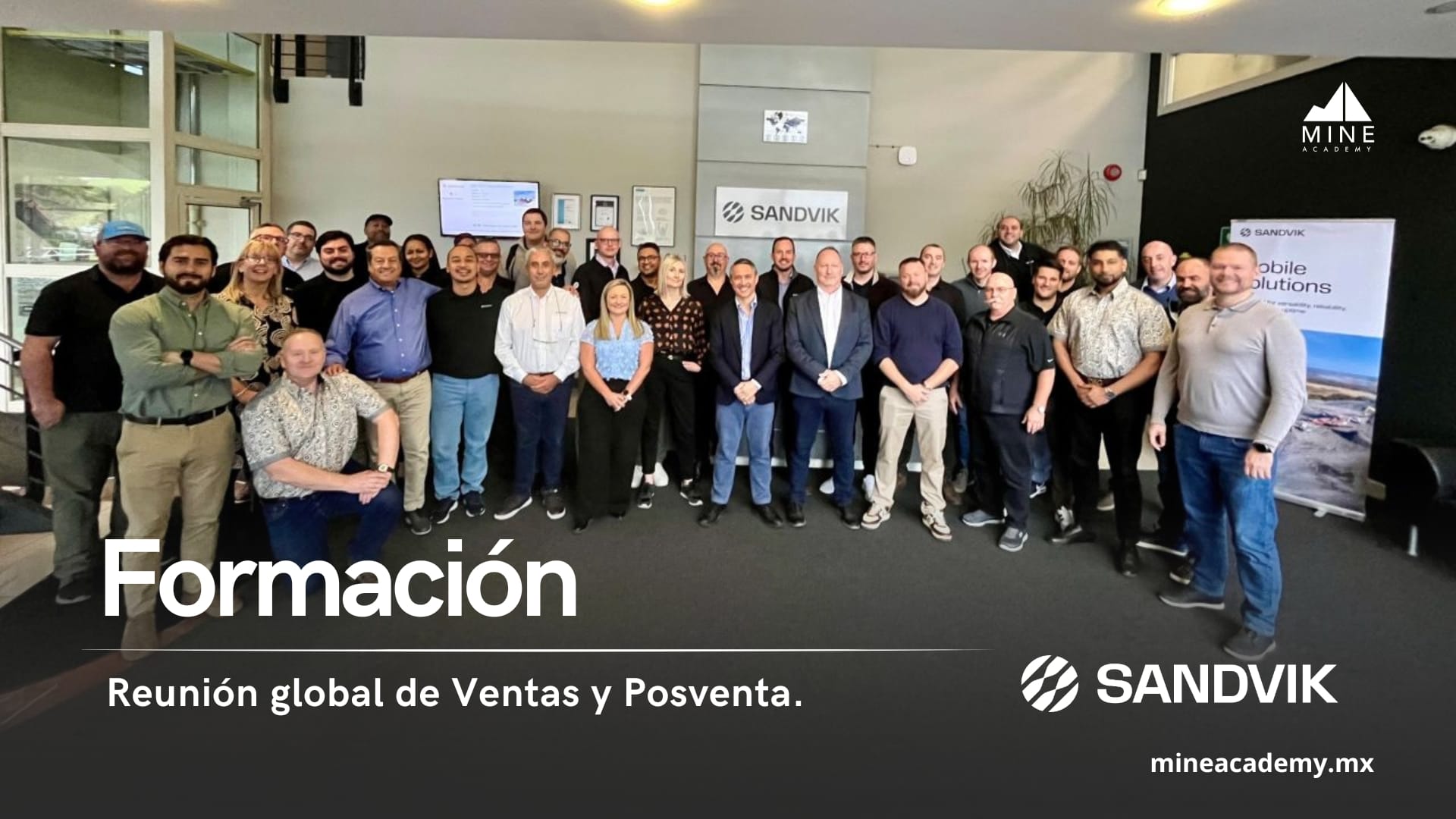 Sandvik Mobiles celebra reunión global de Ventas y Posventa en su planta de Ballygawley