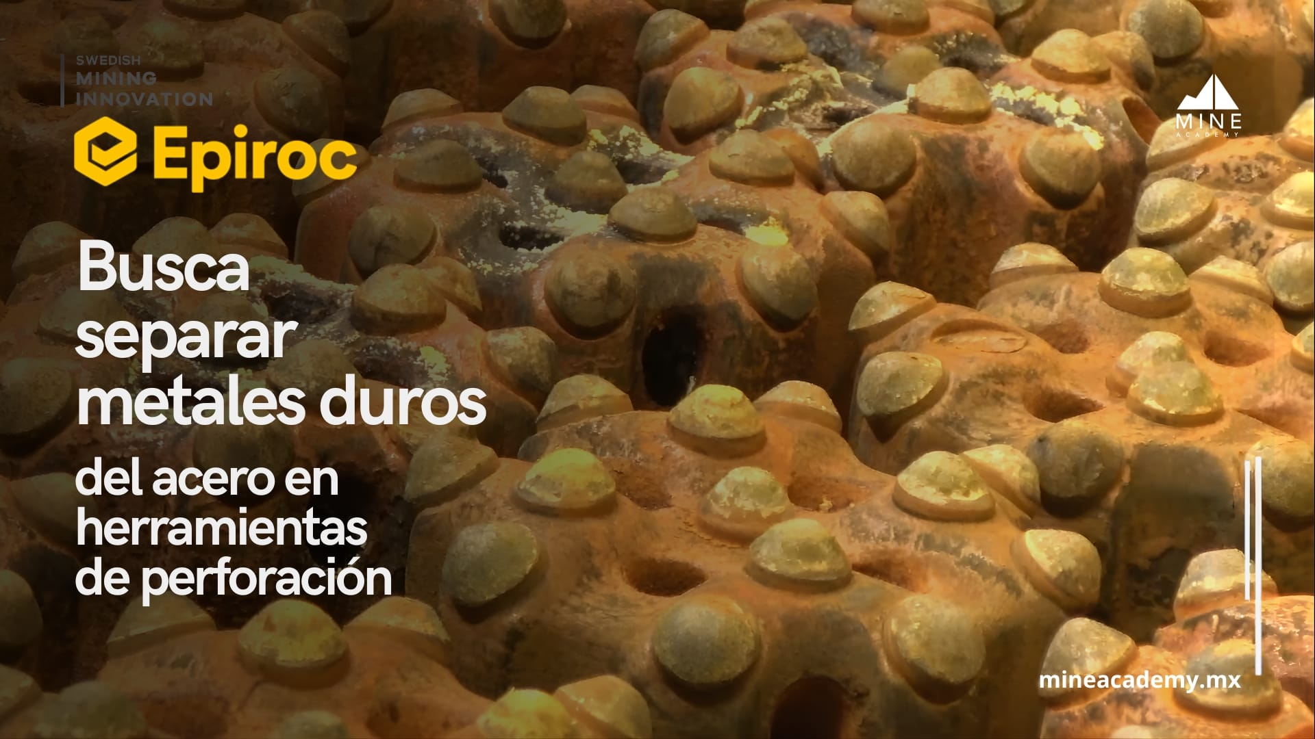 Epiroc busca soluciones sostenibles para separar metales duros del acero en herramientas de perforación