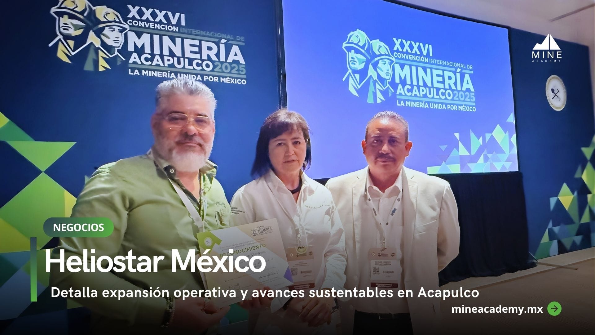 Heliostar expone su plan de crecimiento en la Convención Minera 2025