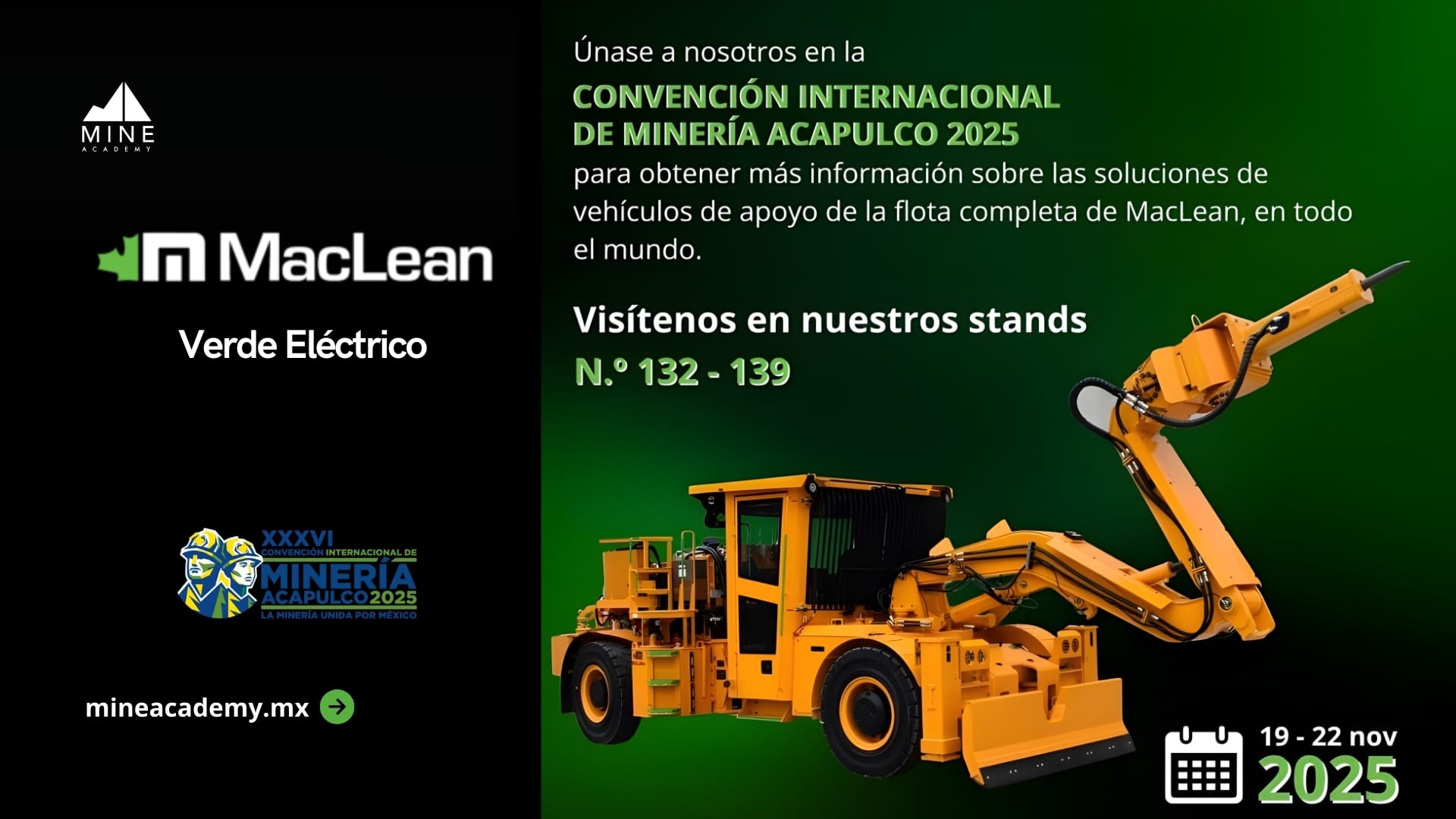 MacLean presente en la Convención Internacional de Minería 2025