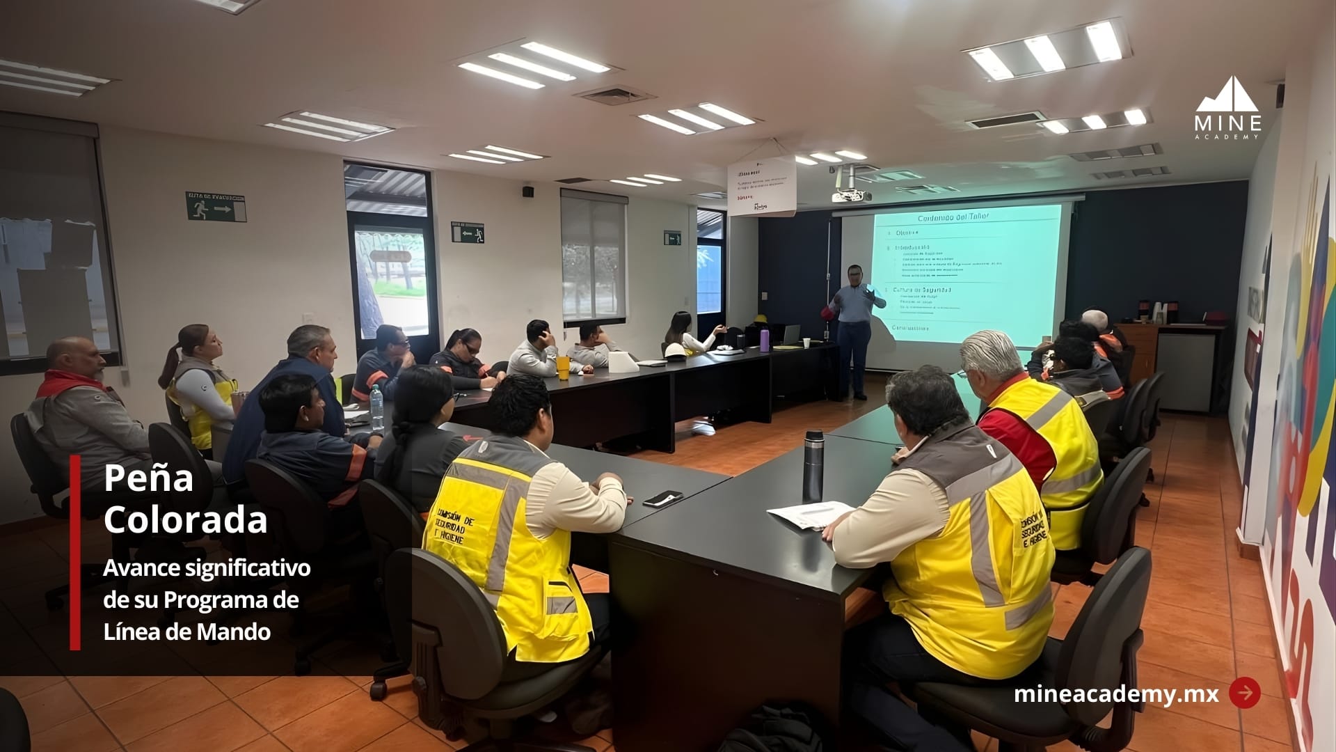 Peña Colorada fortalece el liderazgo en seguridad con avance significativo de su Programa de Línea de Mando