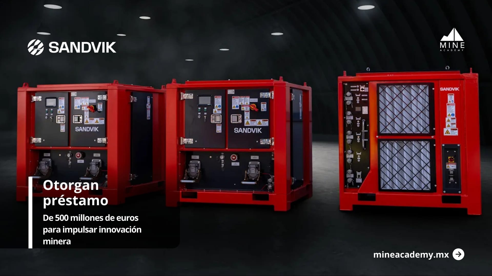 BEI otorga préstamo de 500 millones de euros a Sandvik