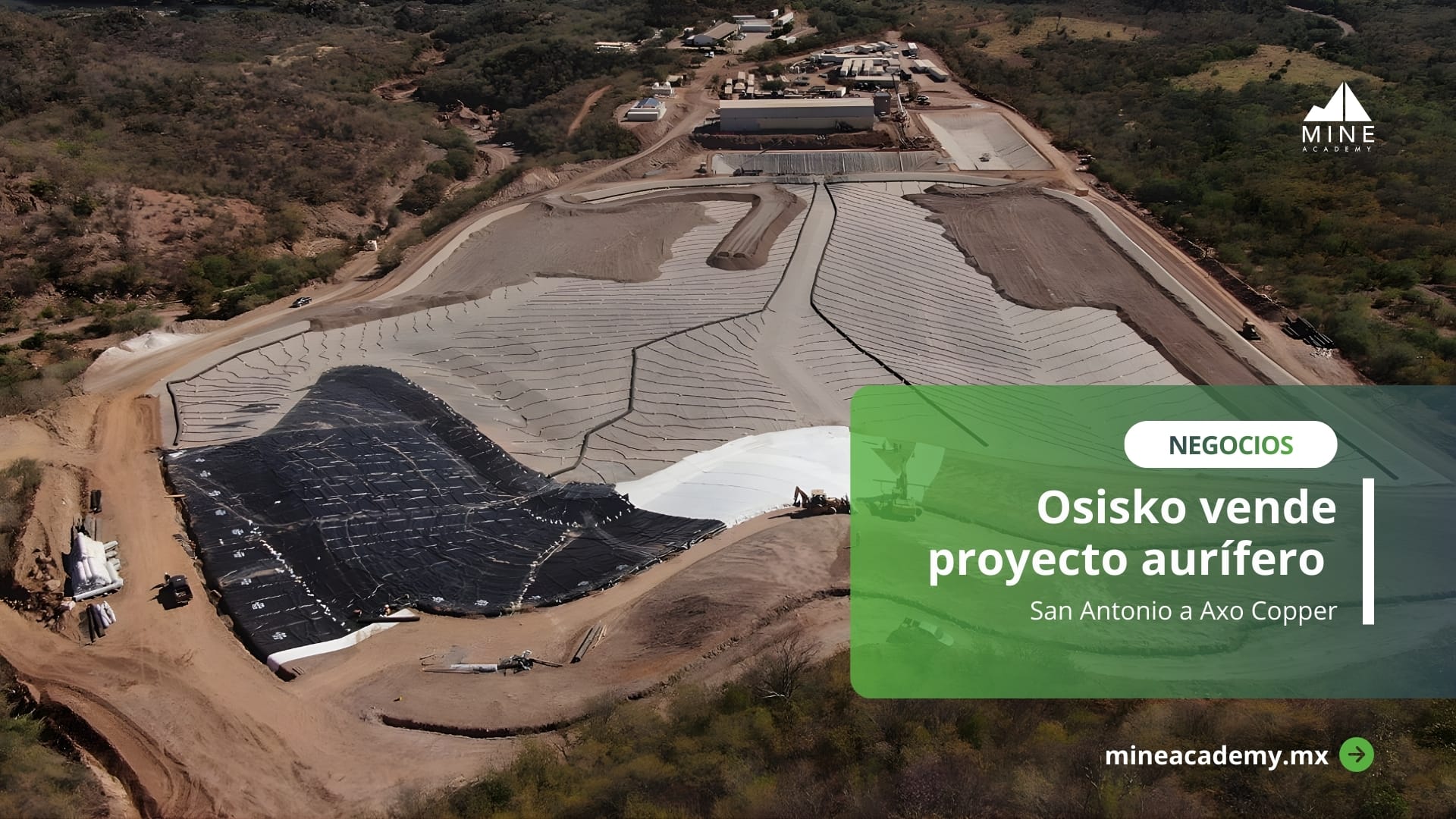 Osisko Development vende el proyecto aurífero San Antonio a Axo Copper
