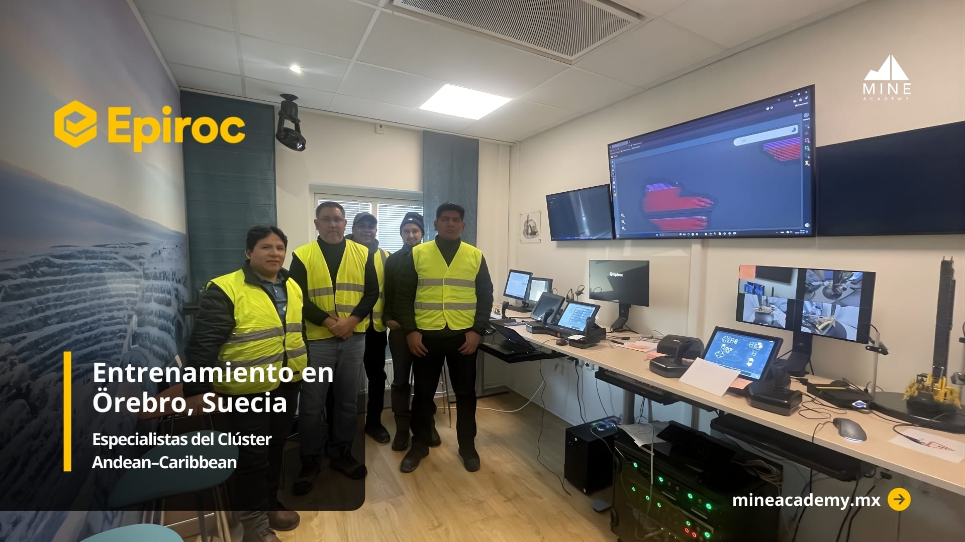 Especialistas del Clúster Andean–Caribbean de Epiroc