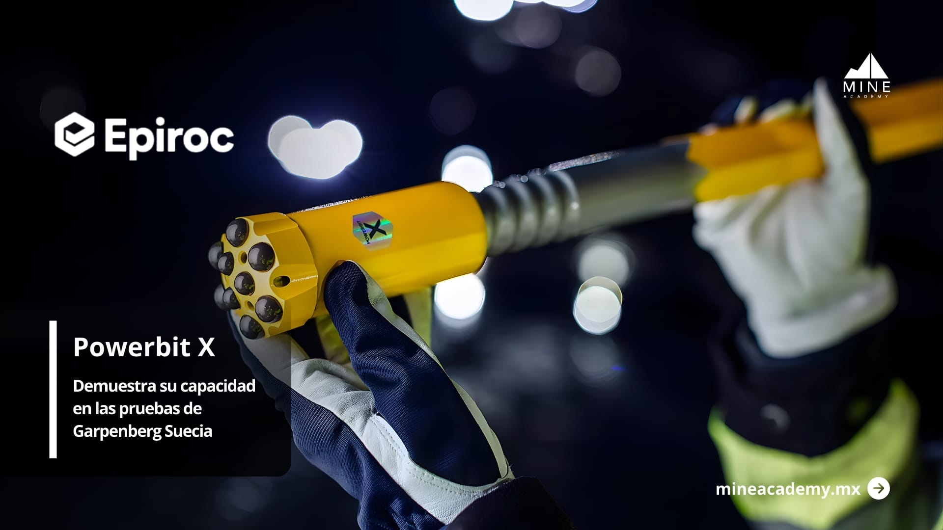 Powerbit X demuestra su capacidad en las pruebas de Garpenberg