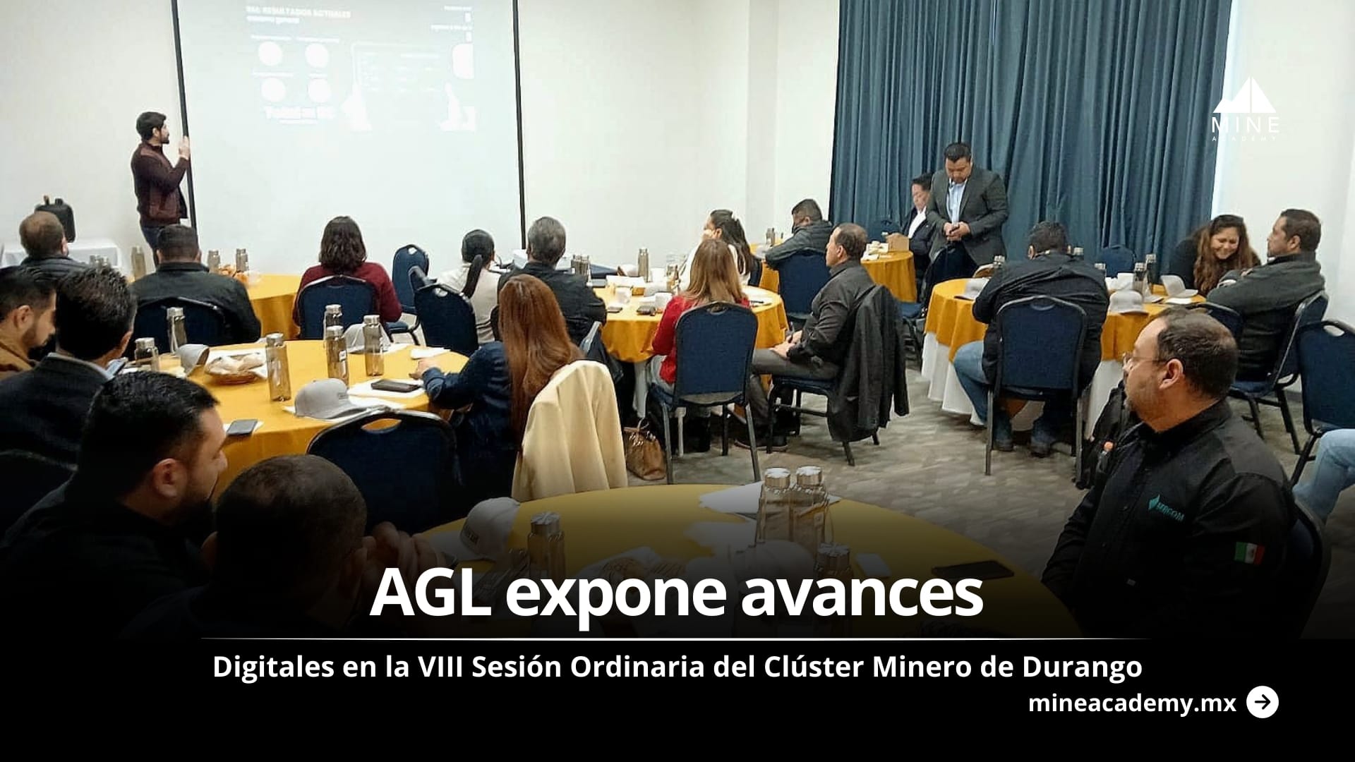 AGL expone avances digitales en la VIII Sesión Ordinaria del Clúster Minero de Durango