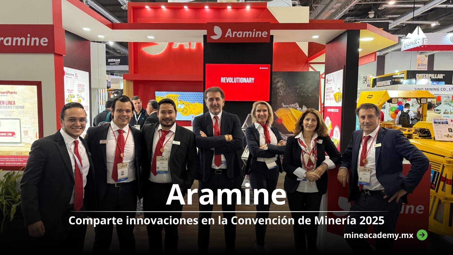 Aramine comparte innovaciones en la Convención de Minería 2025