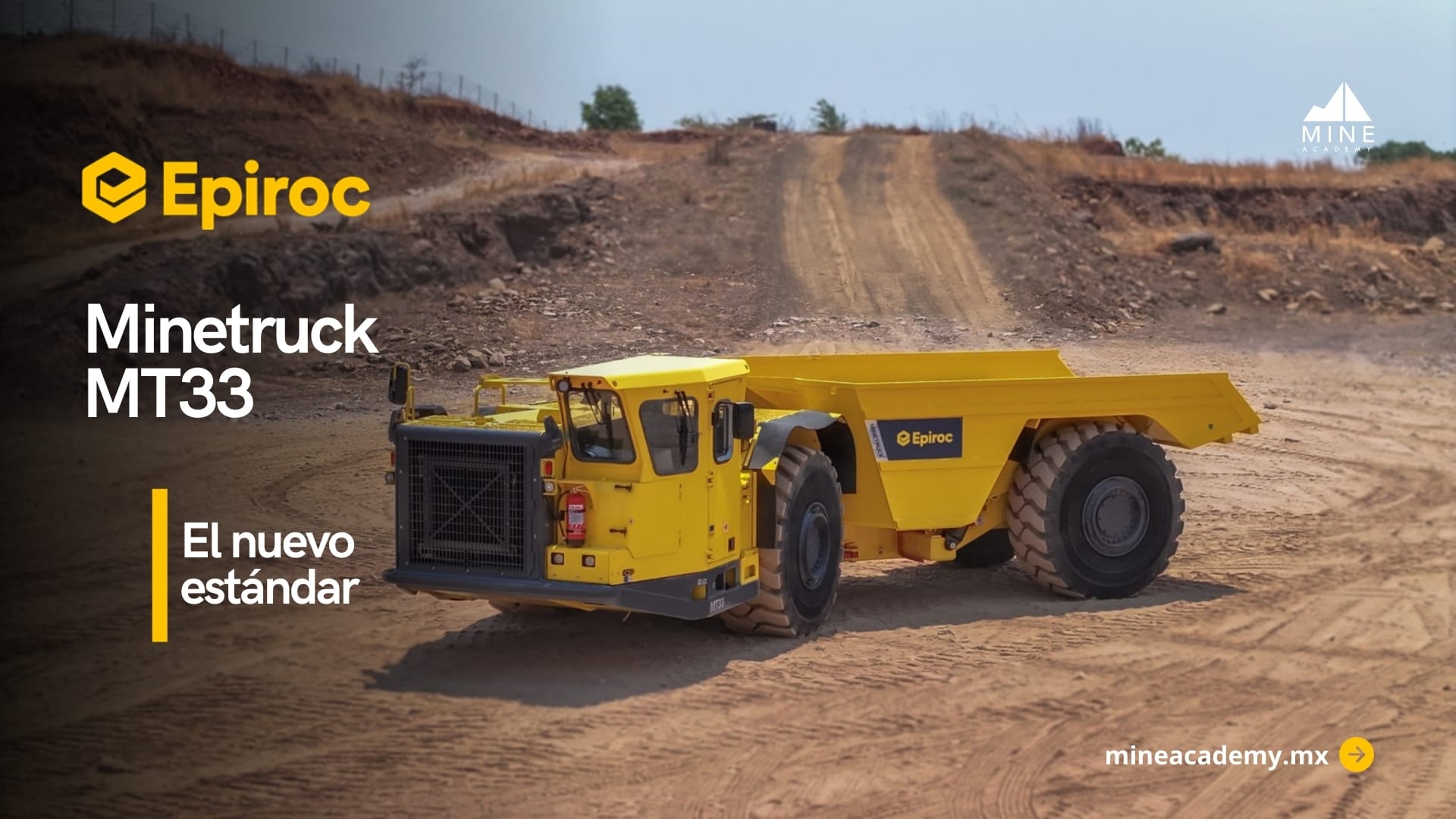 Minetruck MT33: el nuevo estándar de transporte subterráneo de Epiroc