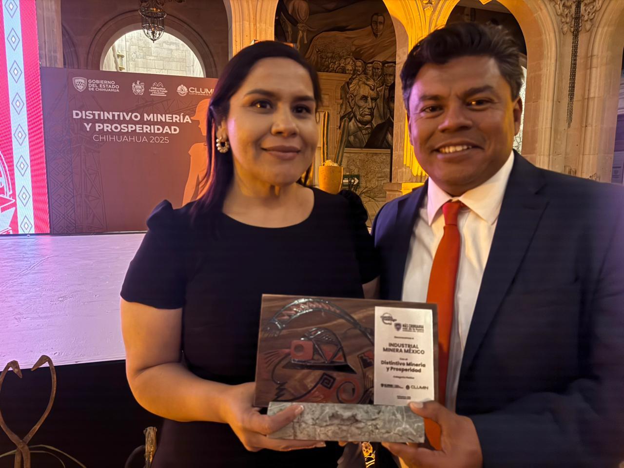 Grupo México recibe el Distintivo “Minería y Prosperidad 2025” por su impulso al desarrollo económico y social de Chihuahua