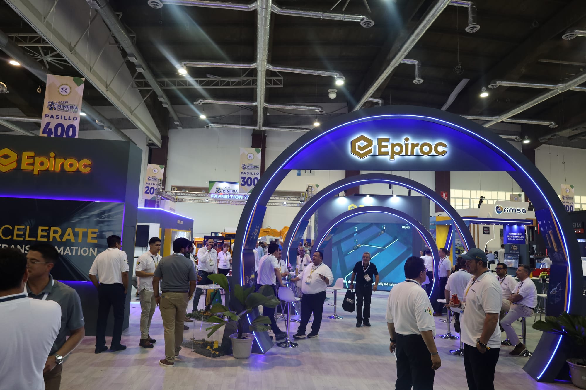 Epiroc presenta su nueva era tecnológica en la Convención Internacional de Minería en Acapulco