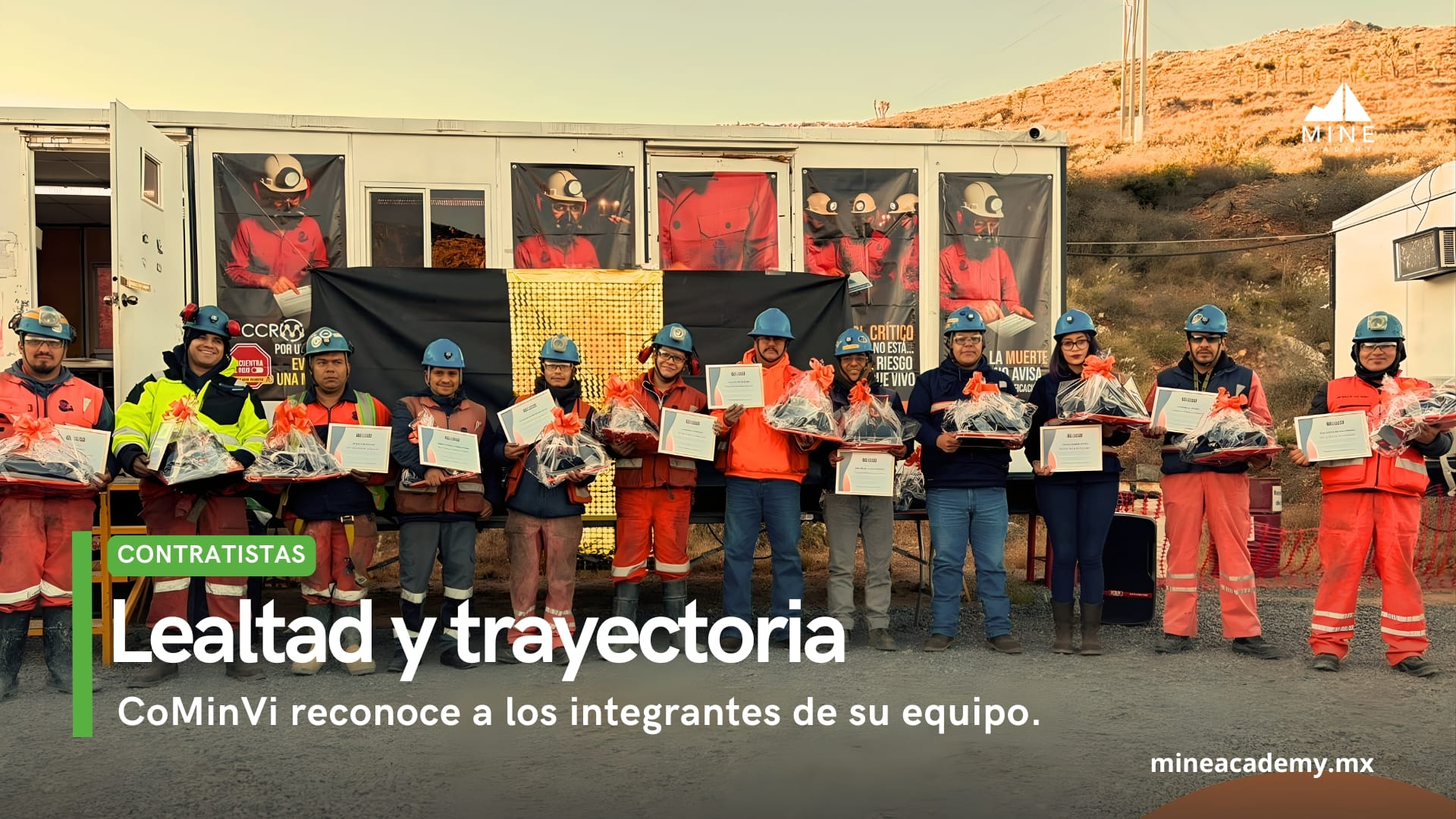 CoMinVi reconoce la lealtad y trayectoria de su equipo en ceremonia especial