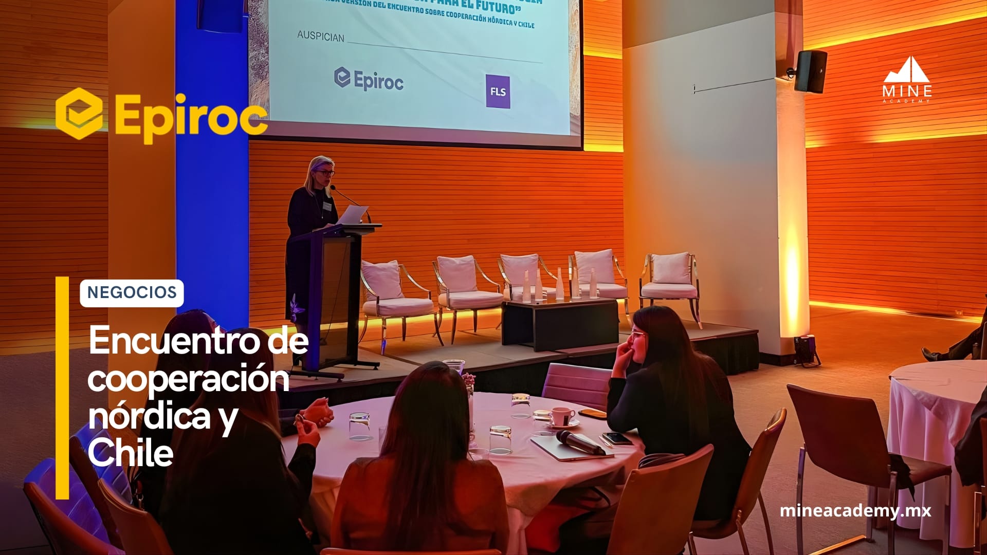 Epiroc impulsa la minería del futuro en encuentro de cooperación nórdica y Chile