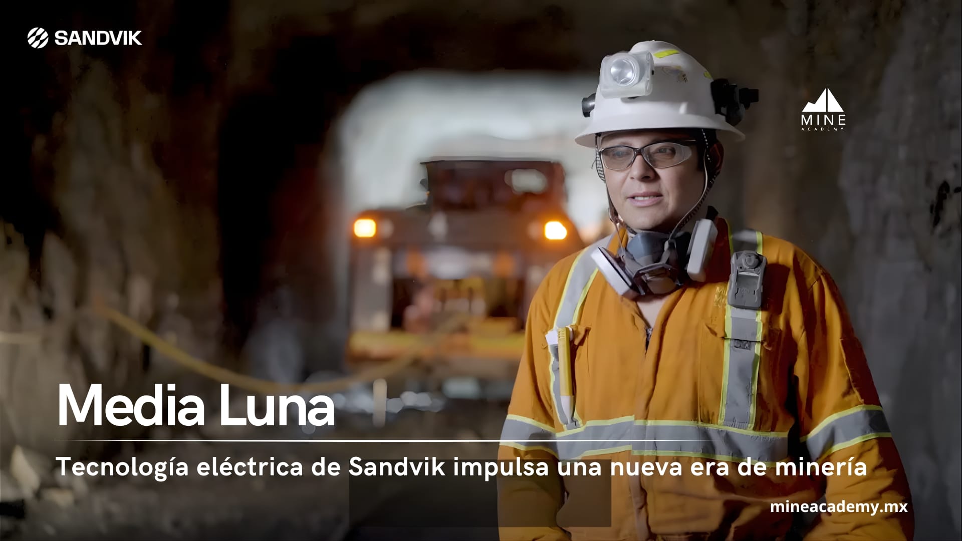 Tecnología eléctrica Sandvik impulsa una nueva era de minería subterránea en el Proyecto Media Luna