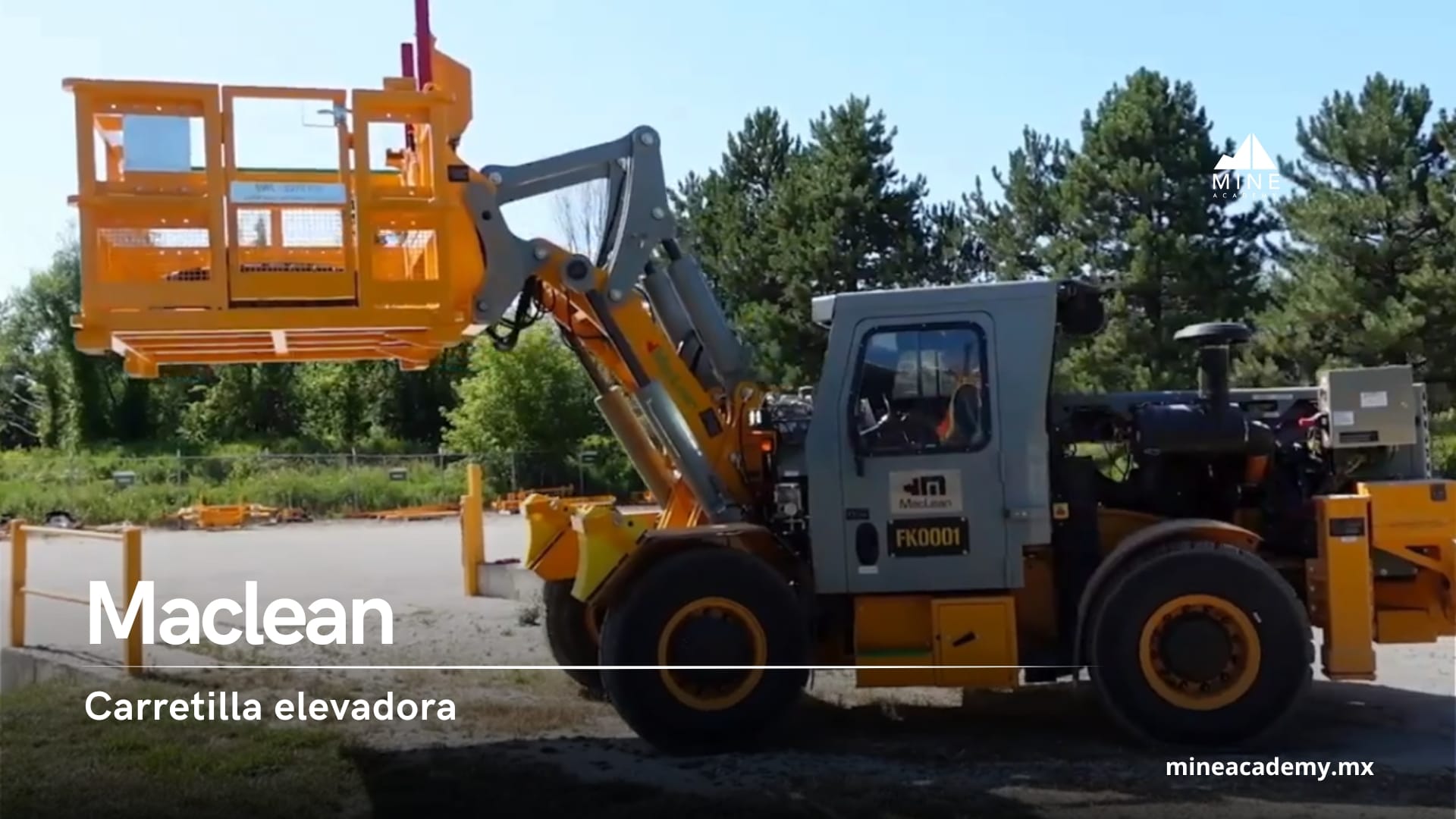 Carretilla elevadora Maclean: potencia, seguridad y rendimiento en minería subterránea