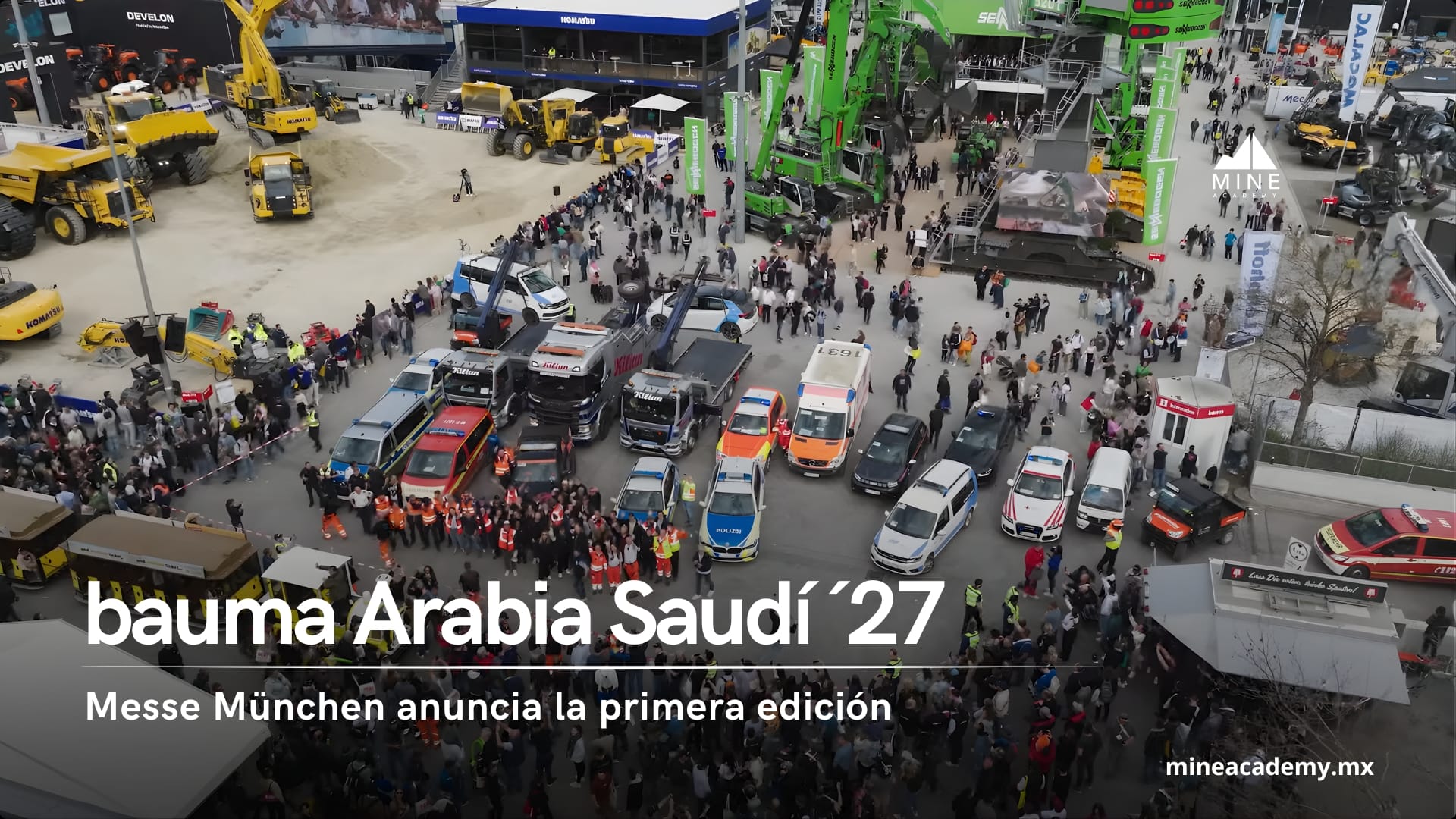 Messe München anuncia la primera edición de bauma Arabia Saudí en 2027