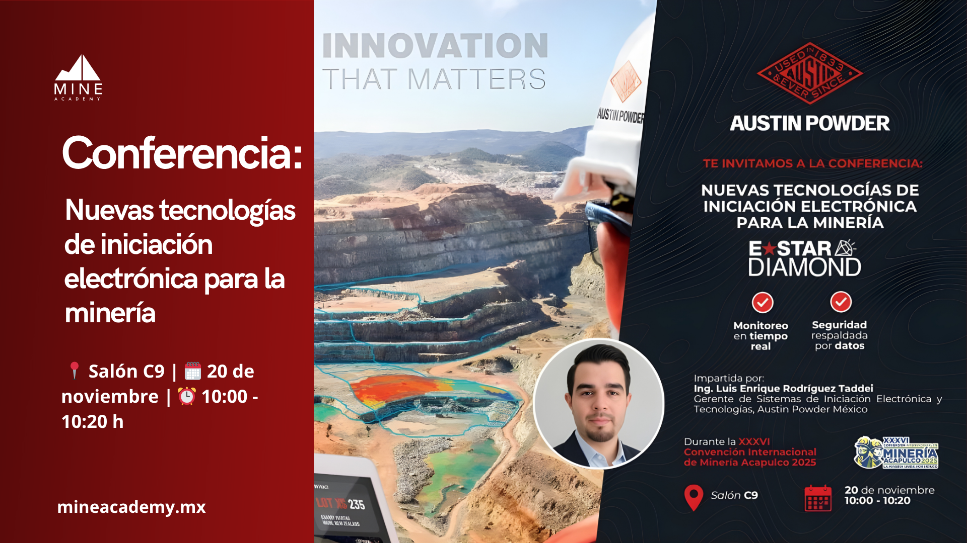 Conferencia: Nuevas tecnologías de iniciación electrónica para la minería