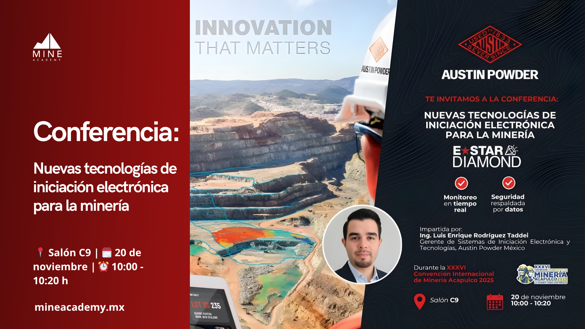 Conferencia: Nuevas tecnologías de iniciación electrónica para la minería