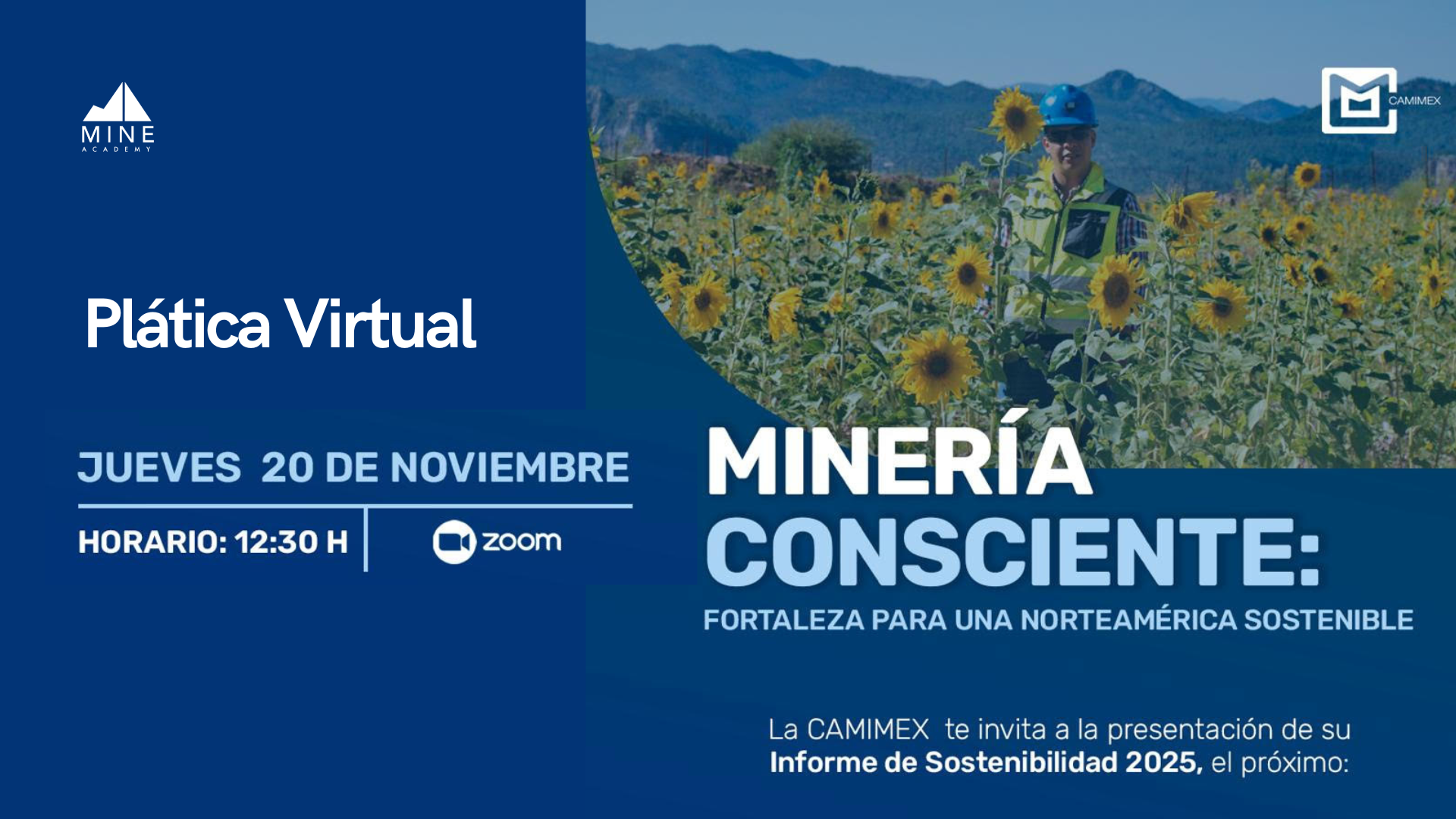 CAMIMEX presentará su Informe de Sostenibilidad 2025 en formato virtual