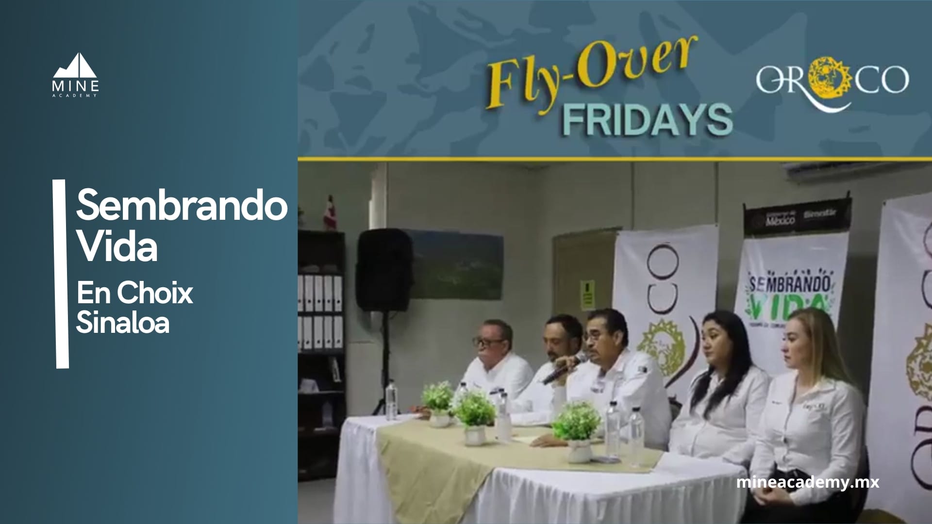 Oroco participa en el programa “Sembrando Vida” en Choix, Sinaloa
