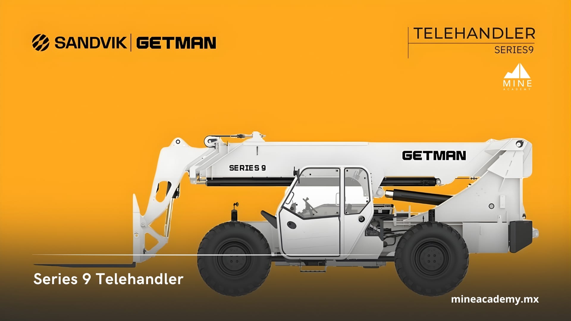 Getman Series 9 Telehandler: nueva opción para el manejo seguro de materiales en minería subterránea