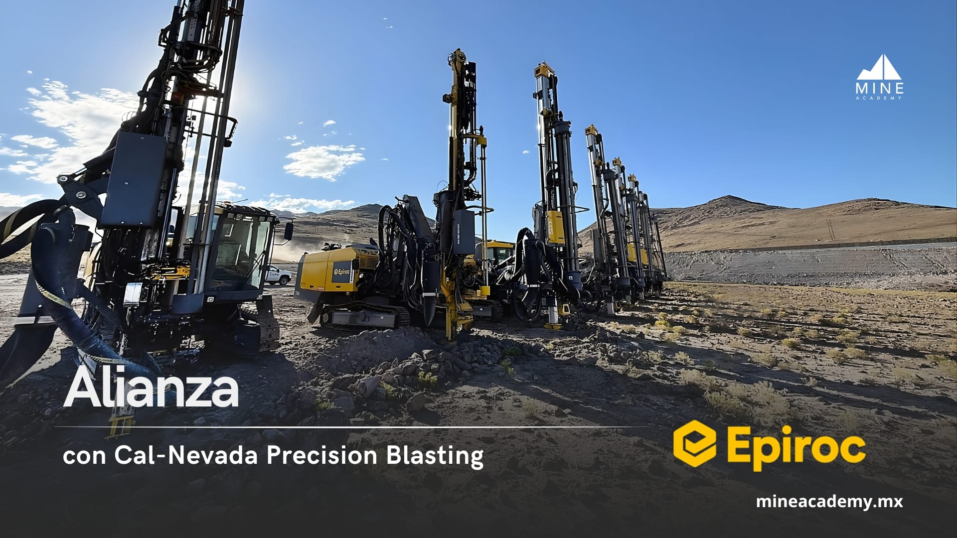 Epiroc forma nueva alianza con Cal-Nevada Precision Blasting