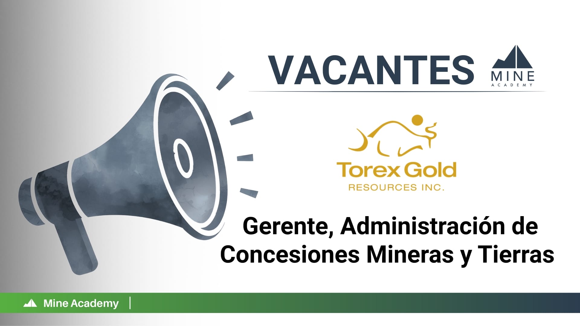 Oportunidad Laboral Torex Gold
