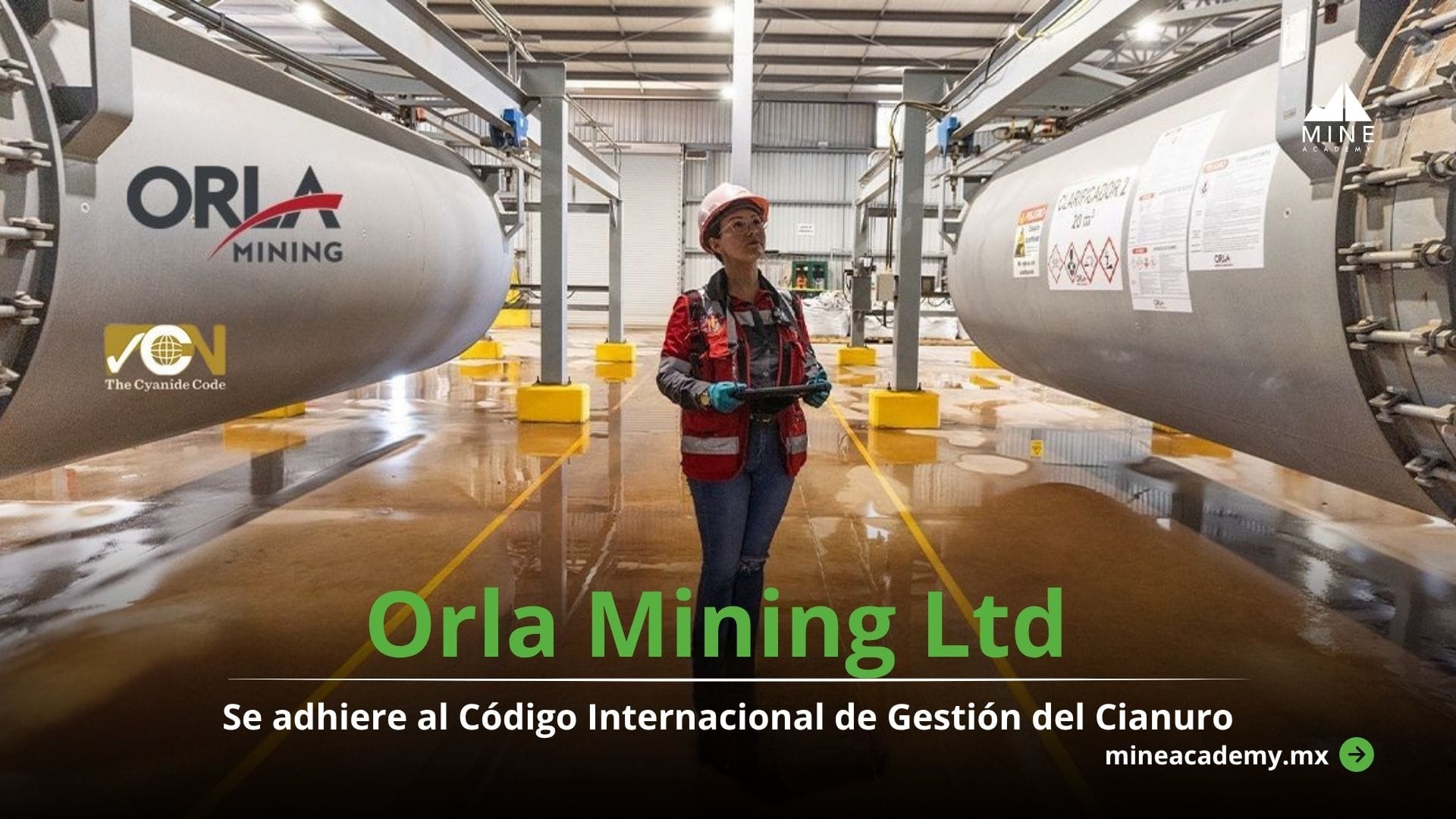 Orla Mining se adhiere al Código Internacional de Gestión del Cianuro