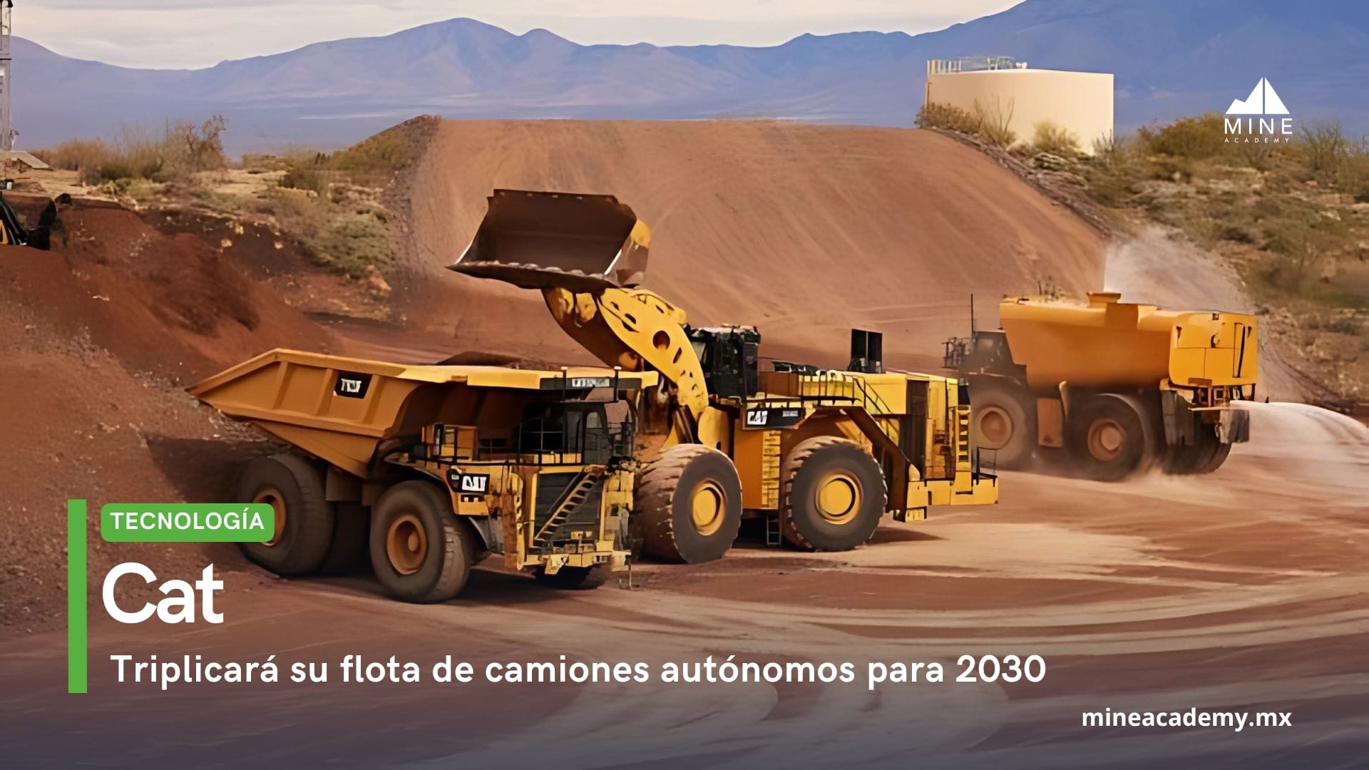 Caterpillar proyecta triplicar su flota de camiones autónomos para 2030