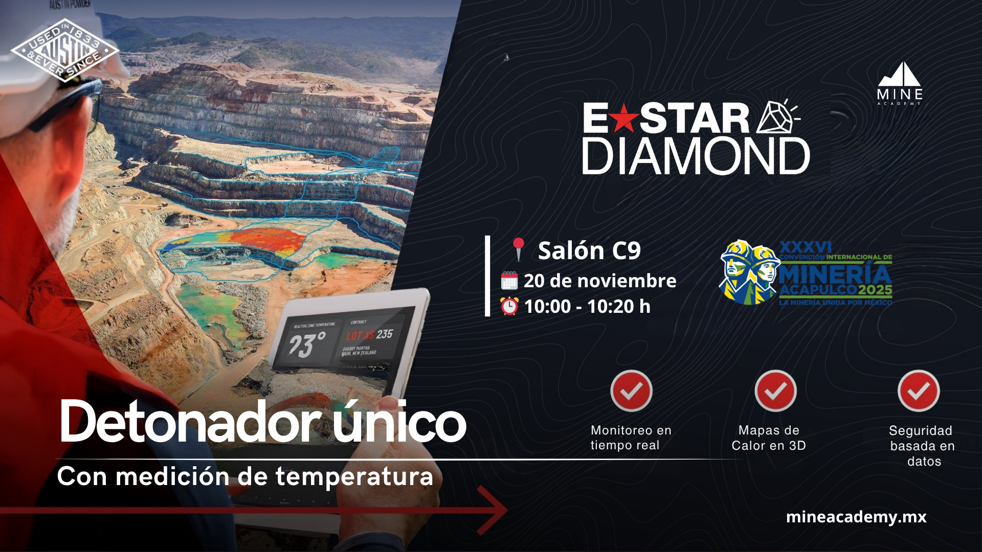 E*STAR DIAMOND: detonador inteligente para voladuras extremas